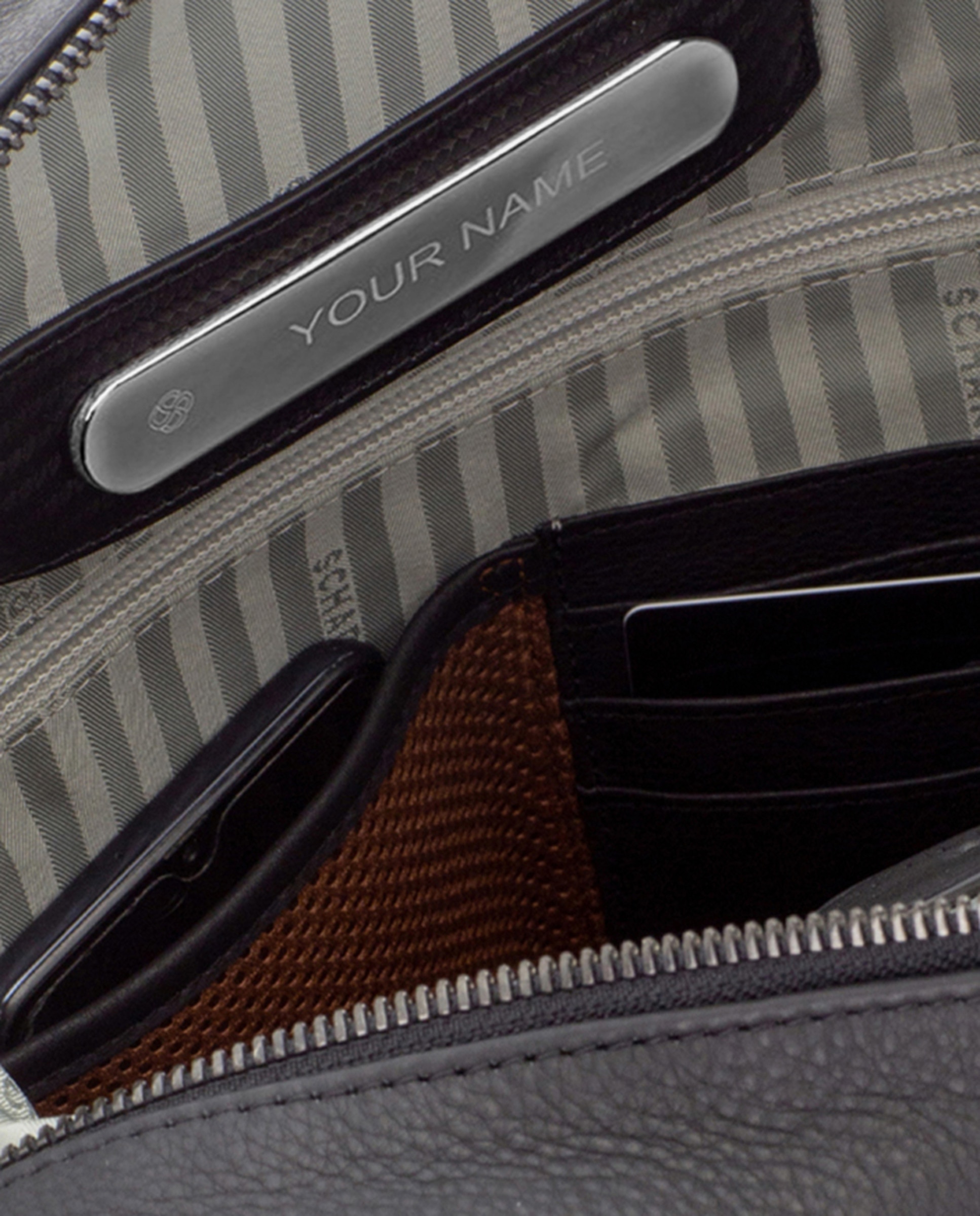 Mochila em Pele - Preto Preto-5