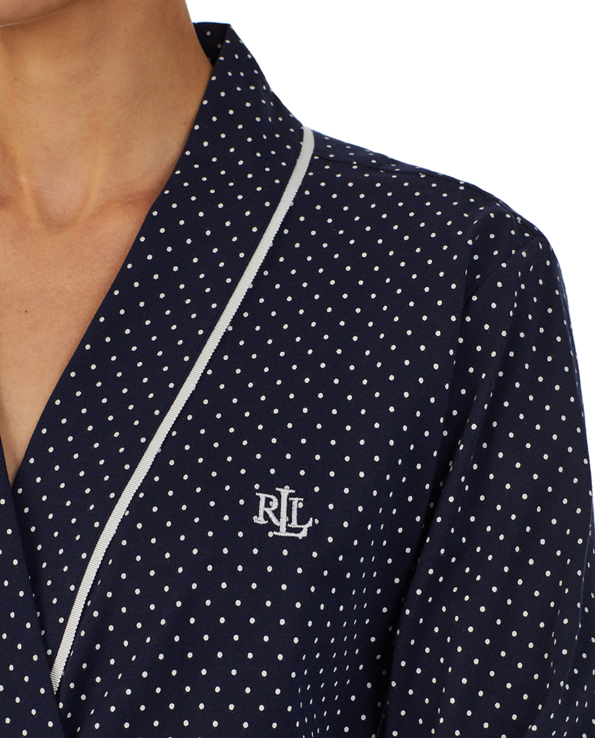 Robe Curto 100% Algodão Azul-marinho-3