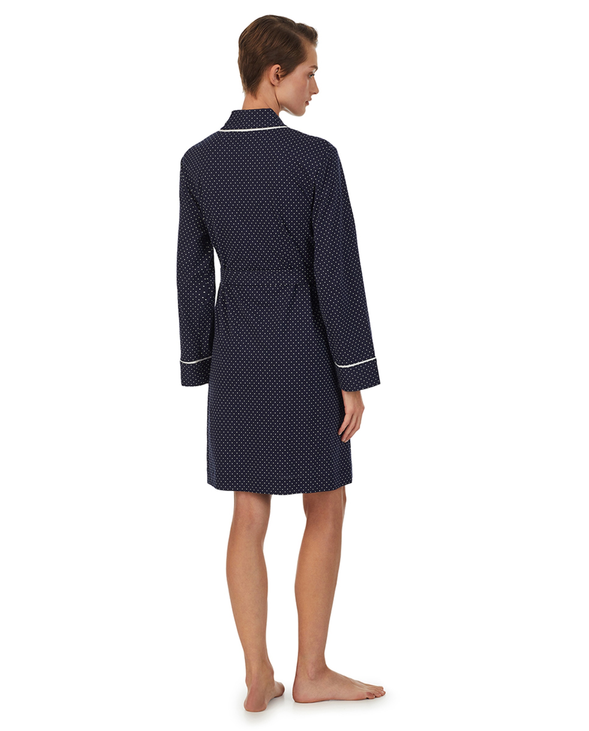 Robe Curto 100% Algodão Azul-marinho-2