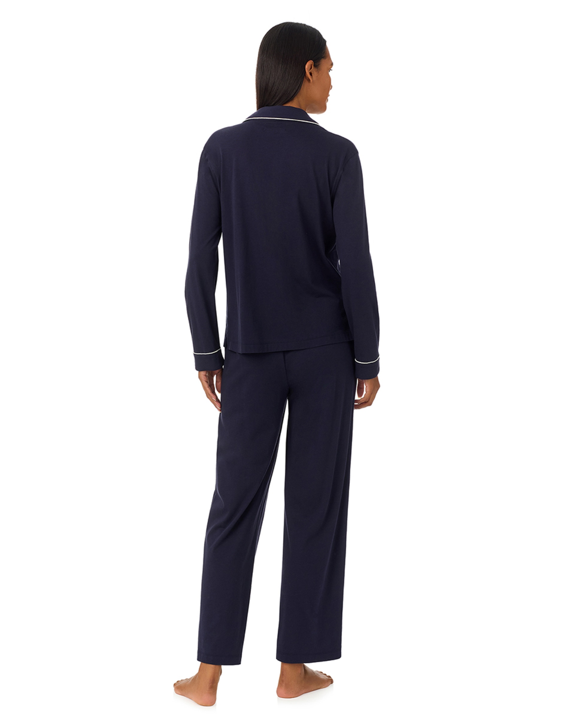 Pijama 60% Algodão 40% Modal Azul-marinho-2