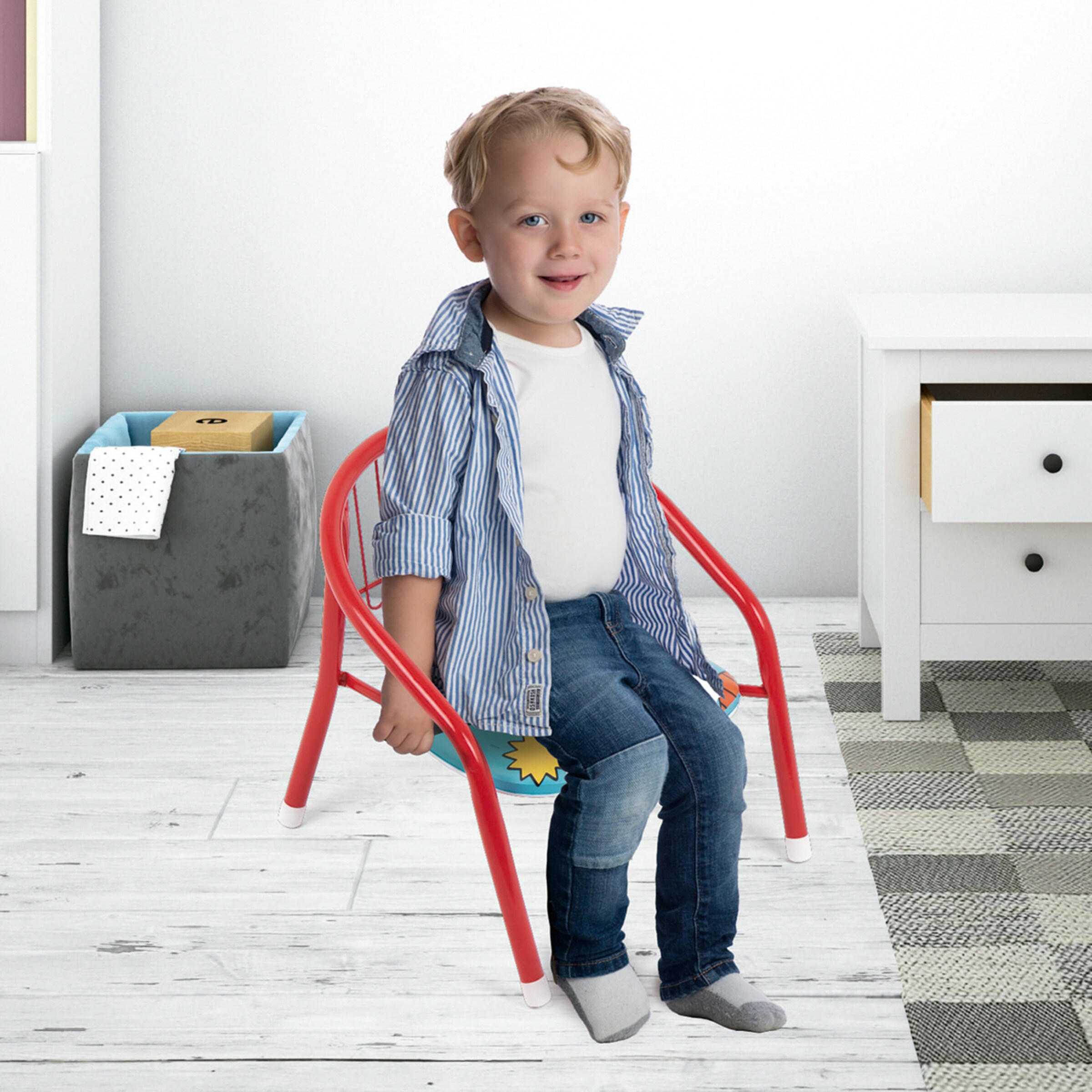 Silla metal mickey mouse Multicolor-8