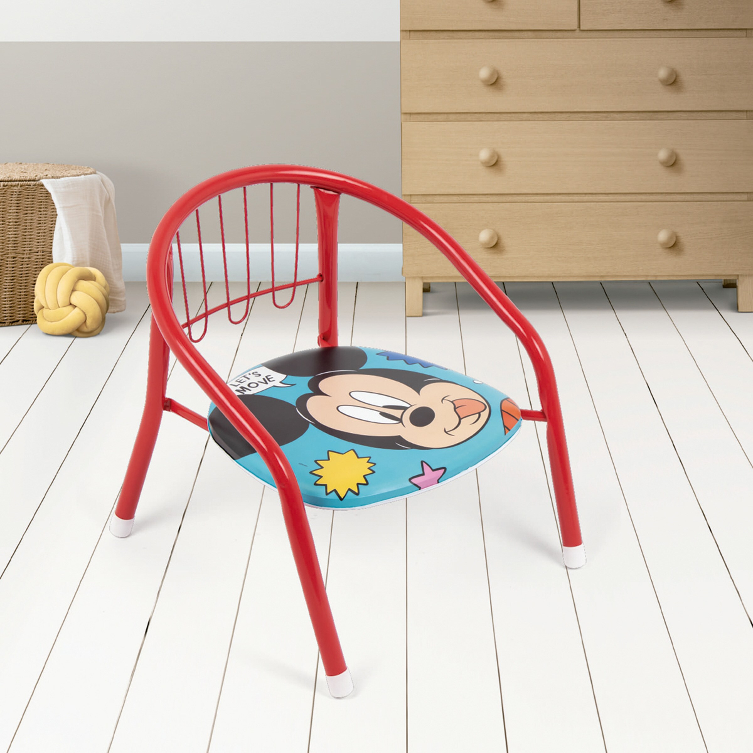 Silla metal mickey mouse Multicolor-7