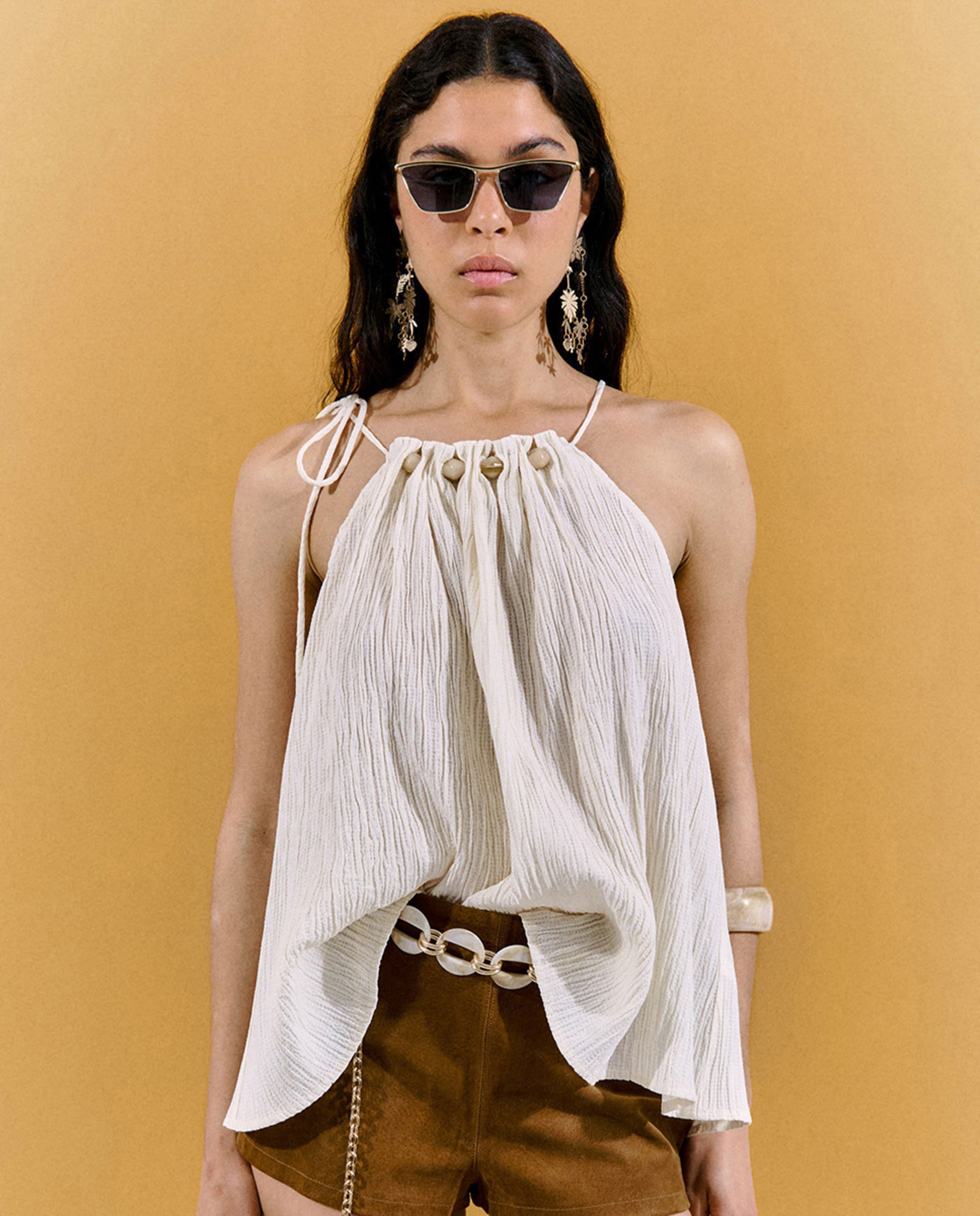 Top halter Cru-1