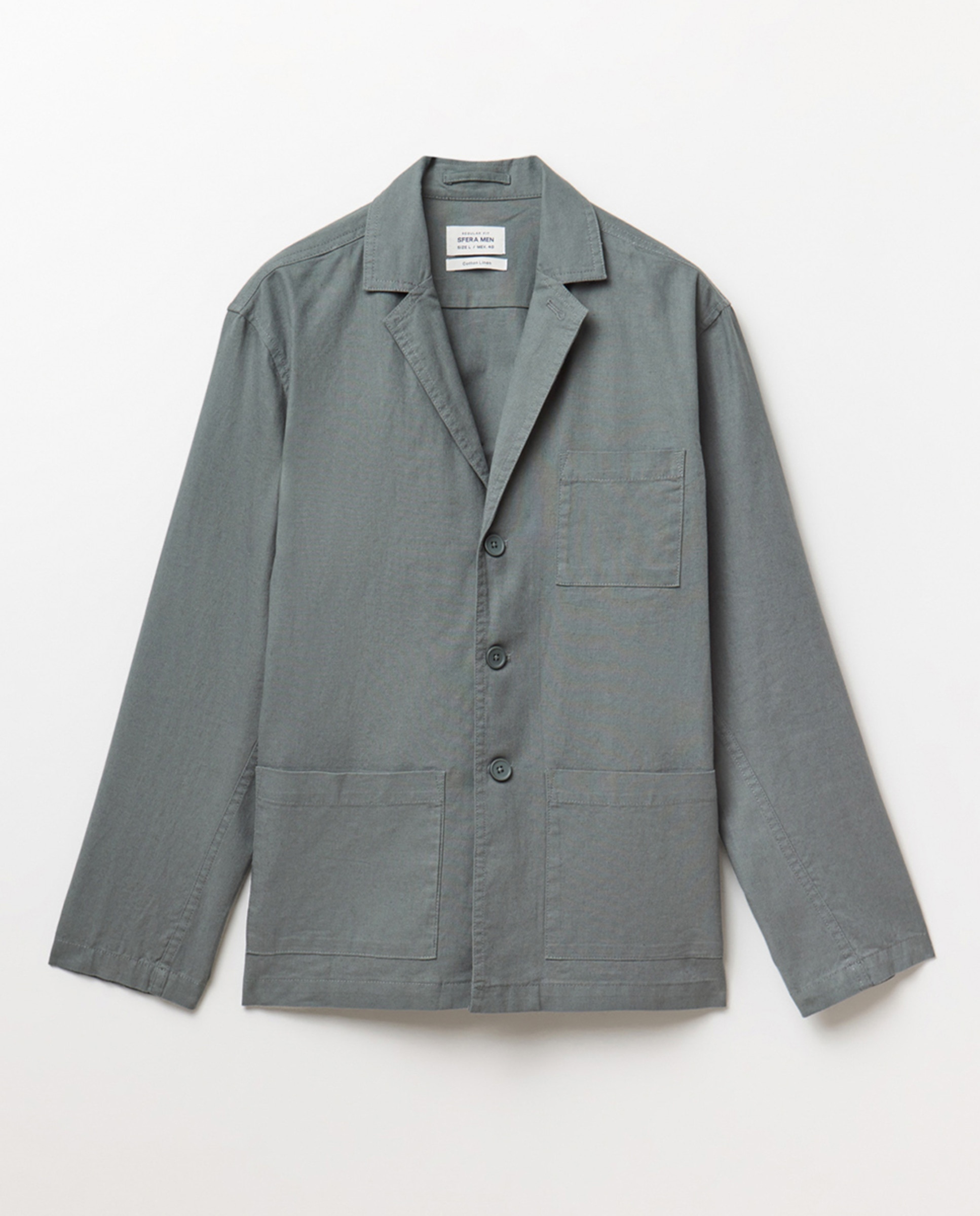 Blazer de Linho Verde-7