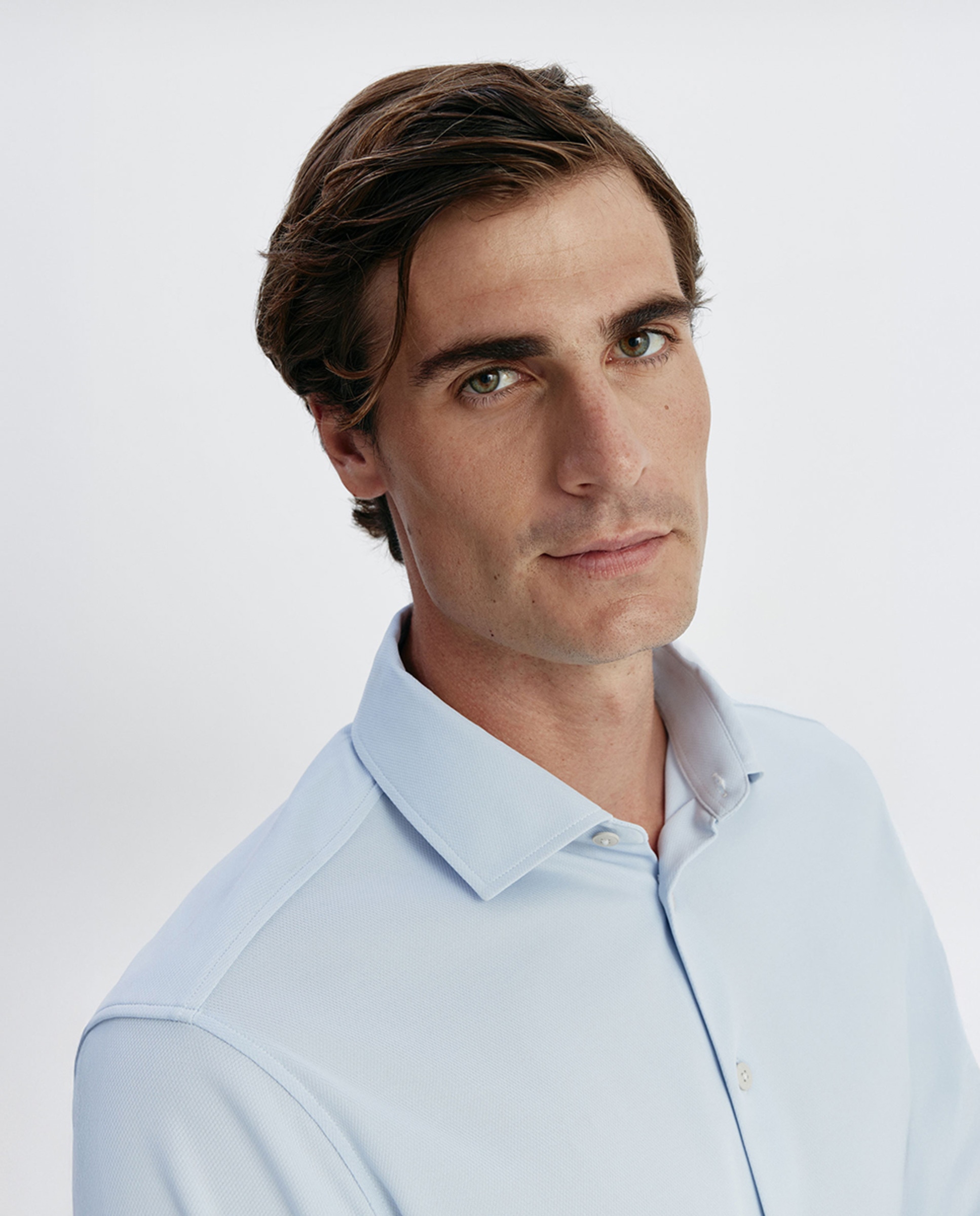 Camisa Formal Antimanchas Azul-claro-3