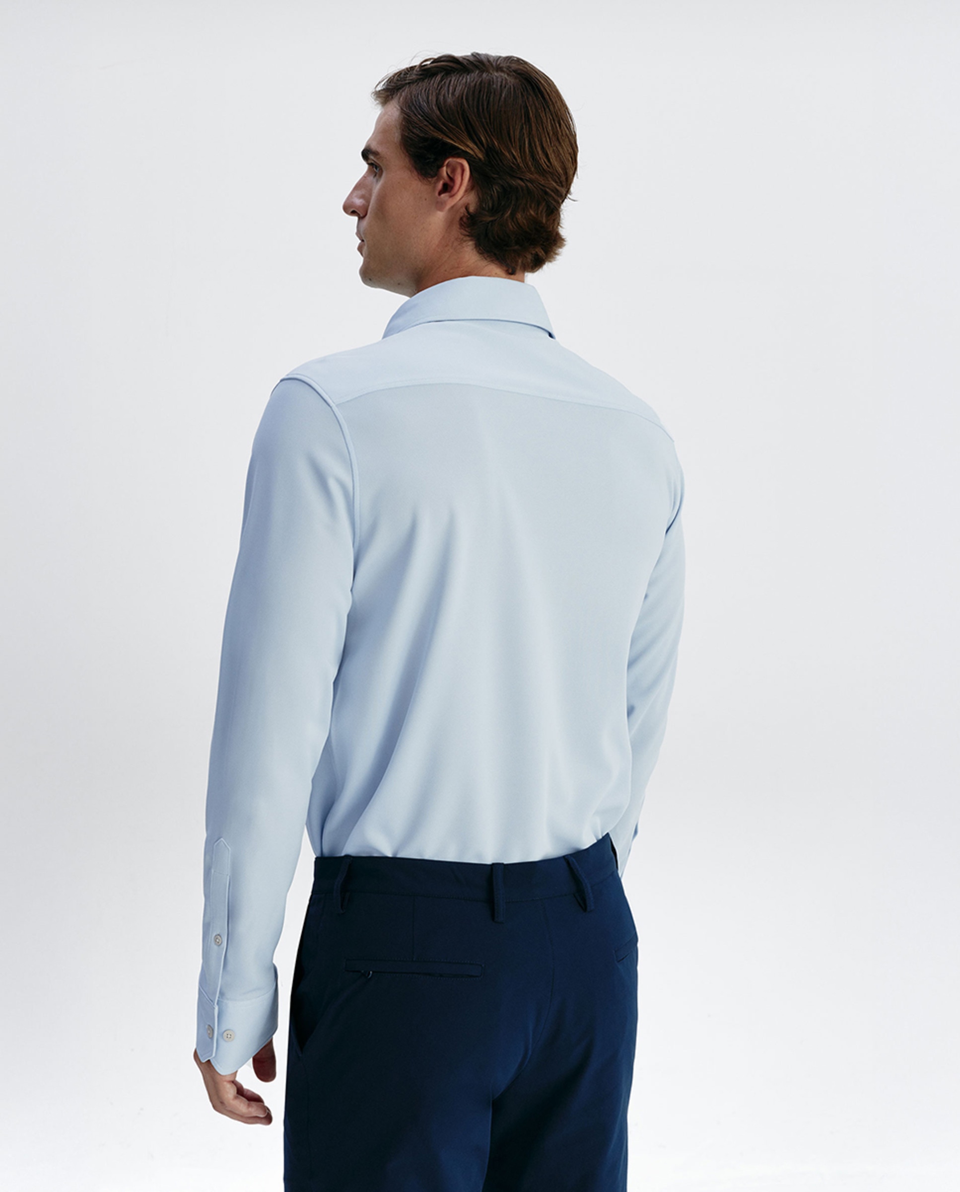 Camisa Formal Antimanchas Azul-claro-2