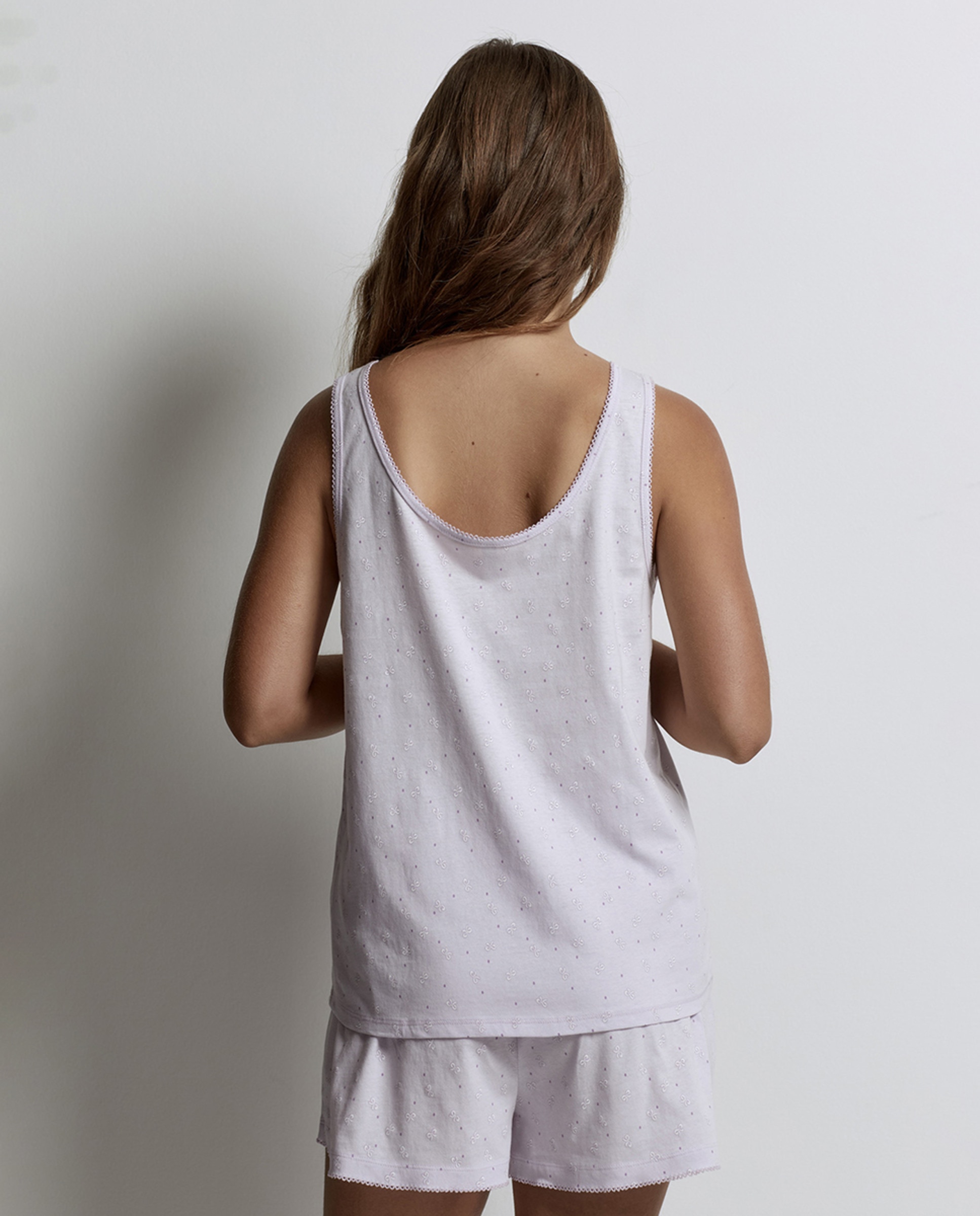 Pijama Laços Lilás-4