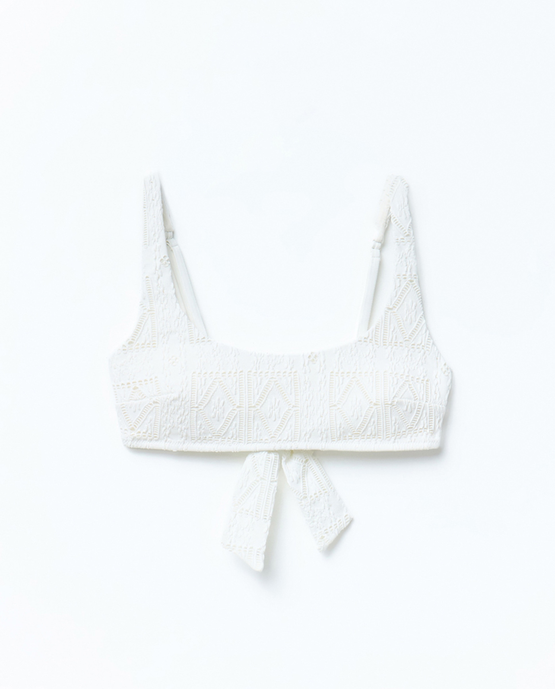 Top de Crochet Liso Branco-4