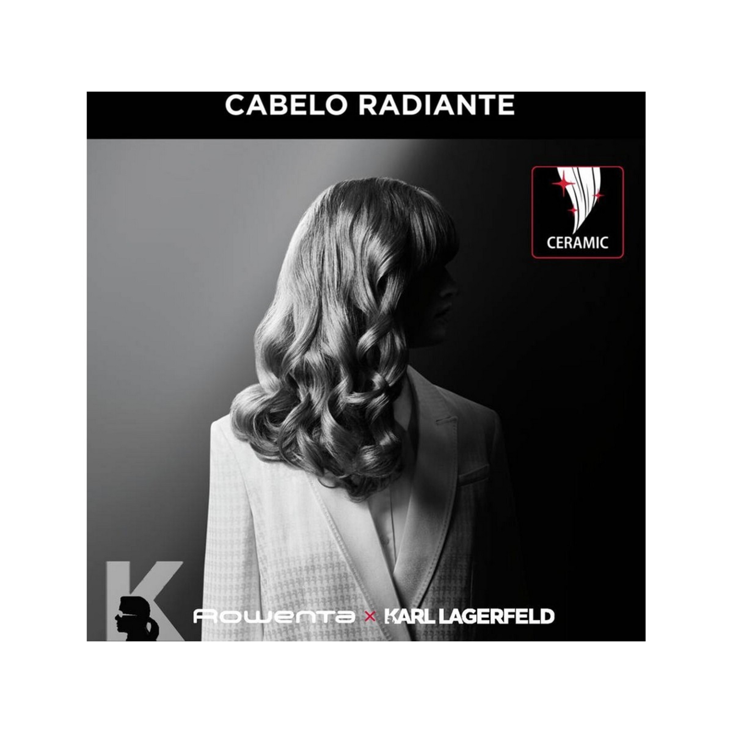 Modelador de Cabelo Rowenta So Curls Karl Lagerfeld CF371LF0, de 170°C-200 °C e 3 Níveis de Temperatura - Preto e Vermelho 4