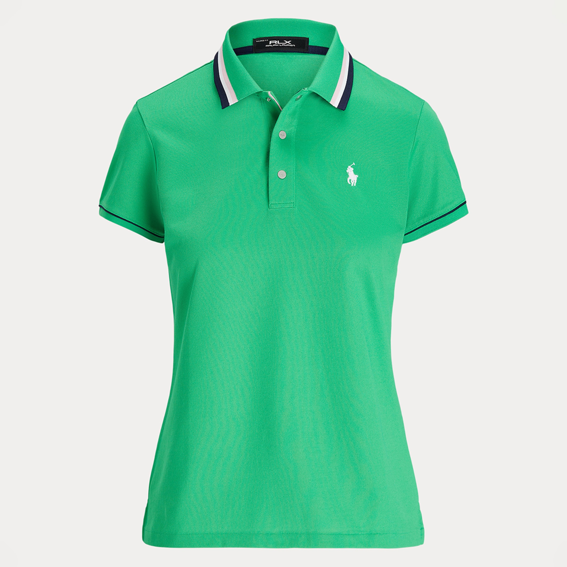 Polo de Mulher com Cavalo da Marca Verde-5