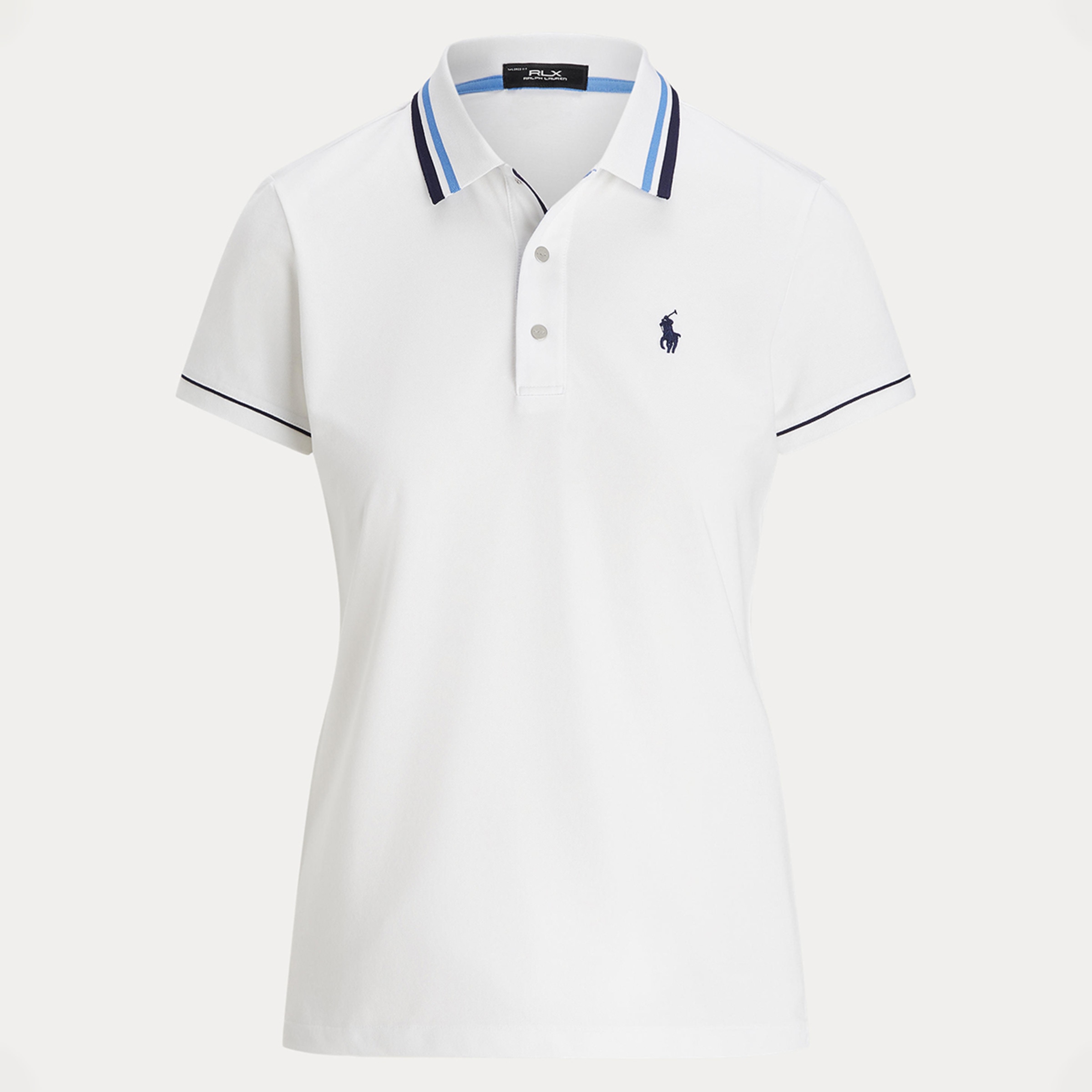 Polo de Mulher com Cavalo da Marca Branco-5