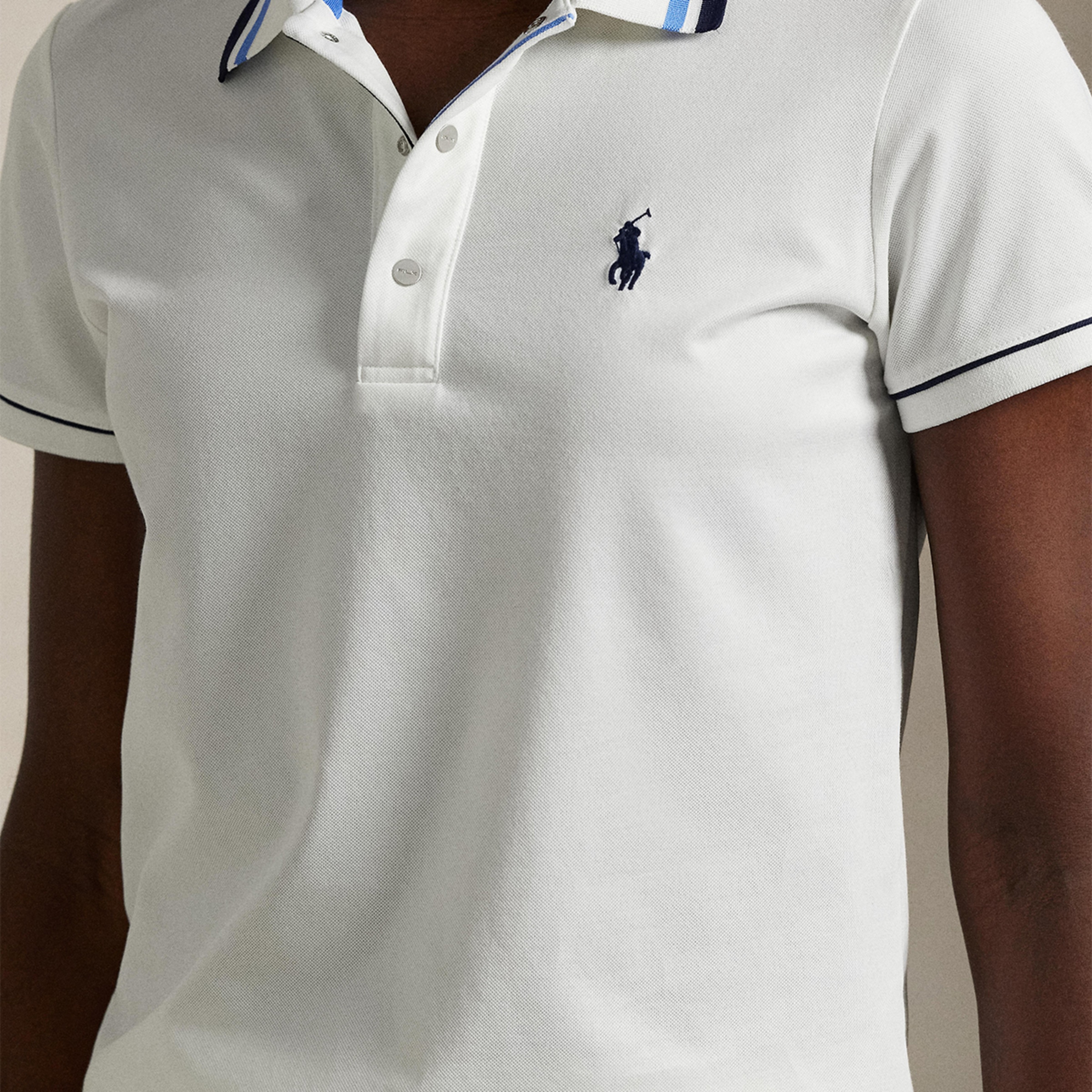 Polo de Mulher com Cavalo da Marca Branco-4