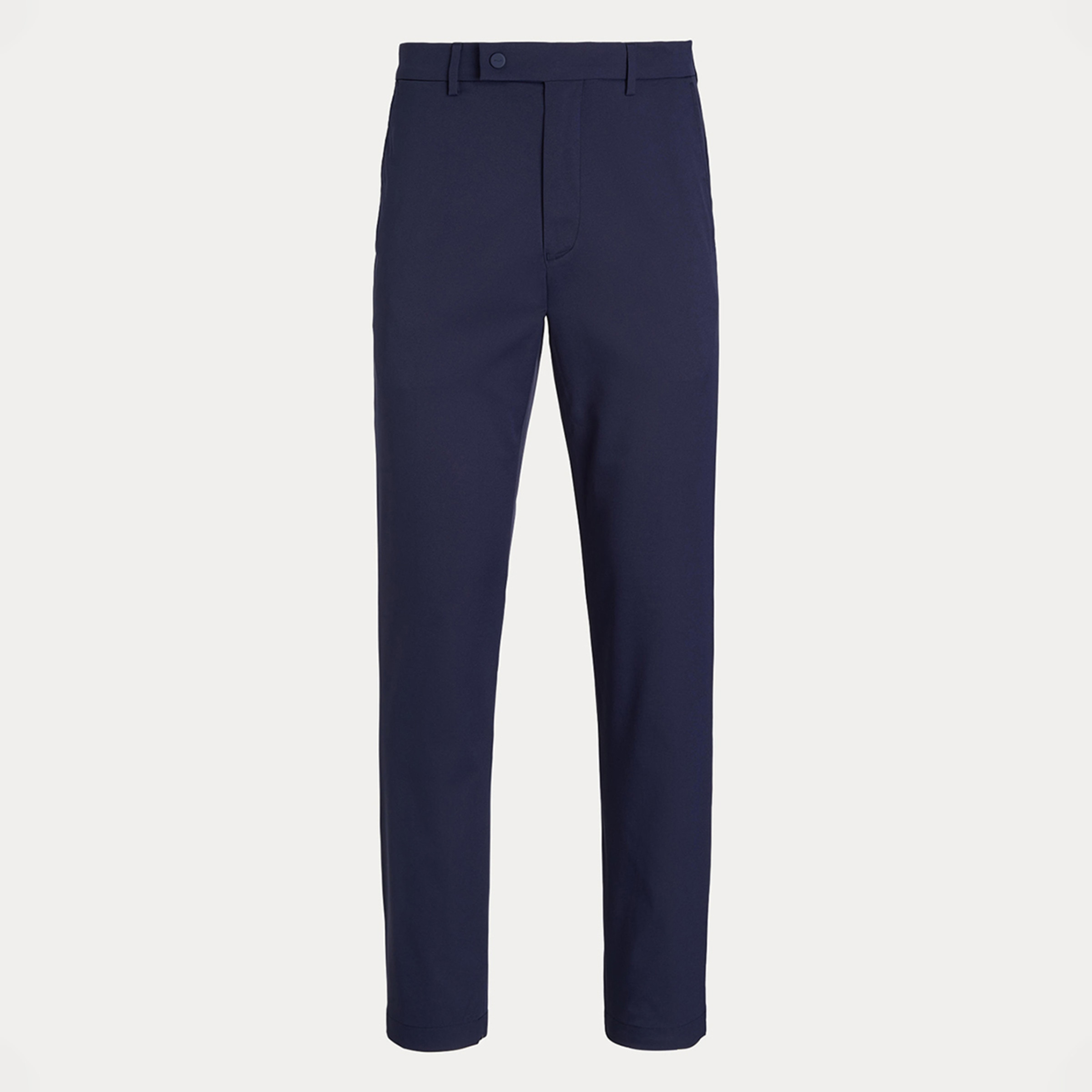 Calças Ligeiras de Homem Straight Fit Azul-marinho-5