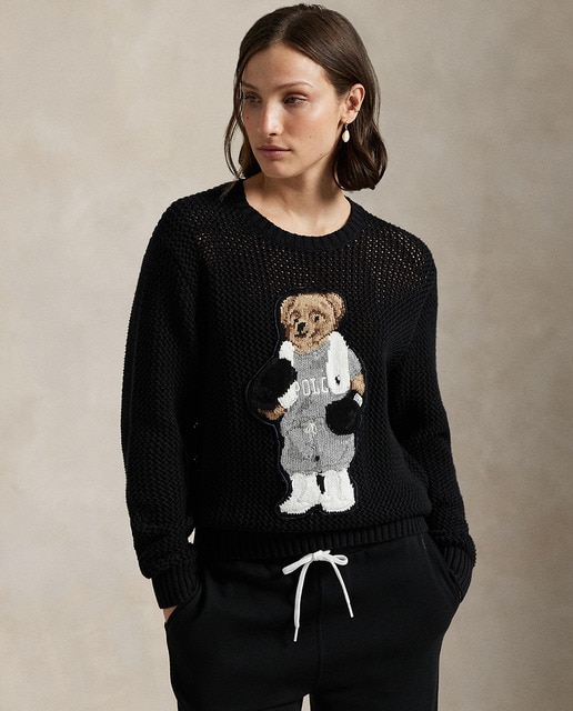 Imagem 0 de Camisola de malha de algodão com Polo Bear