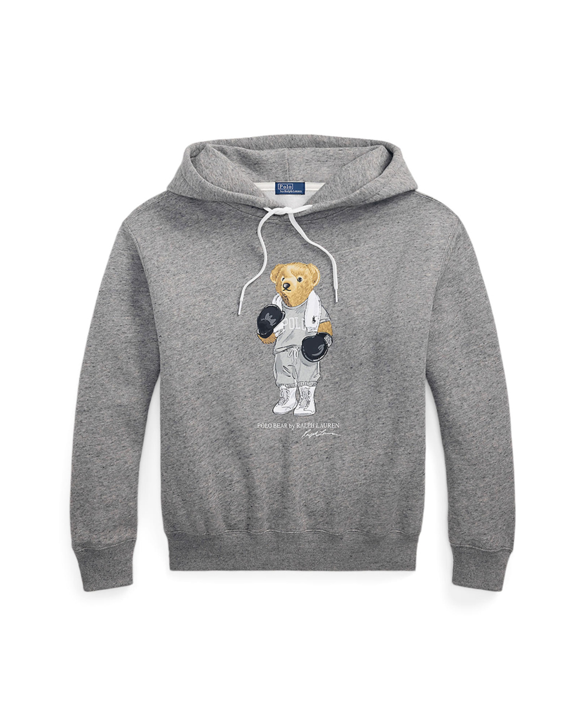 Sweatshirt de felpa com Polo Bear Cinzento-5