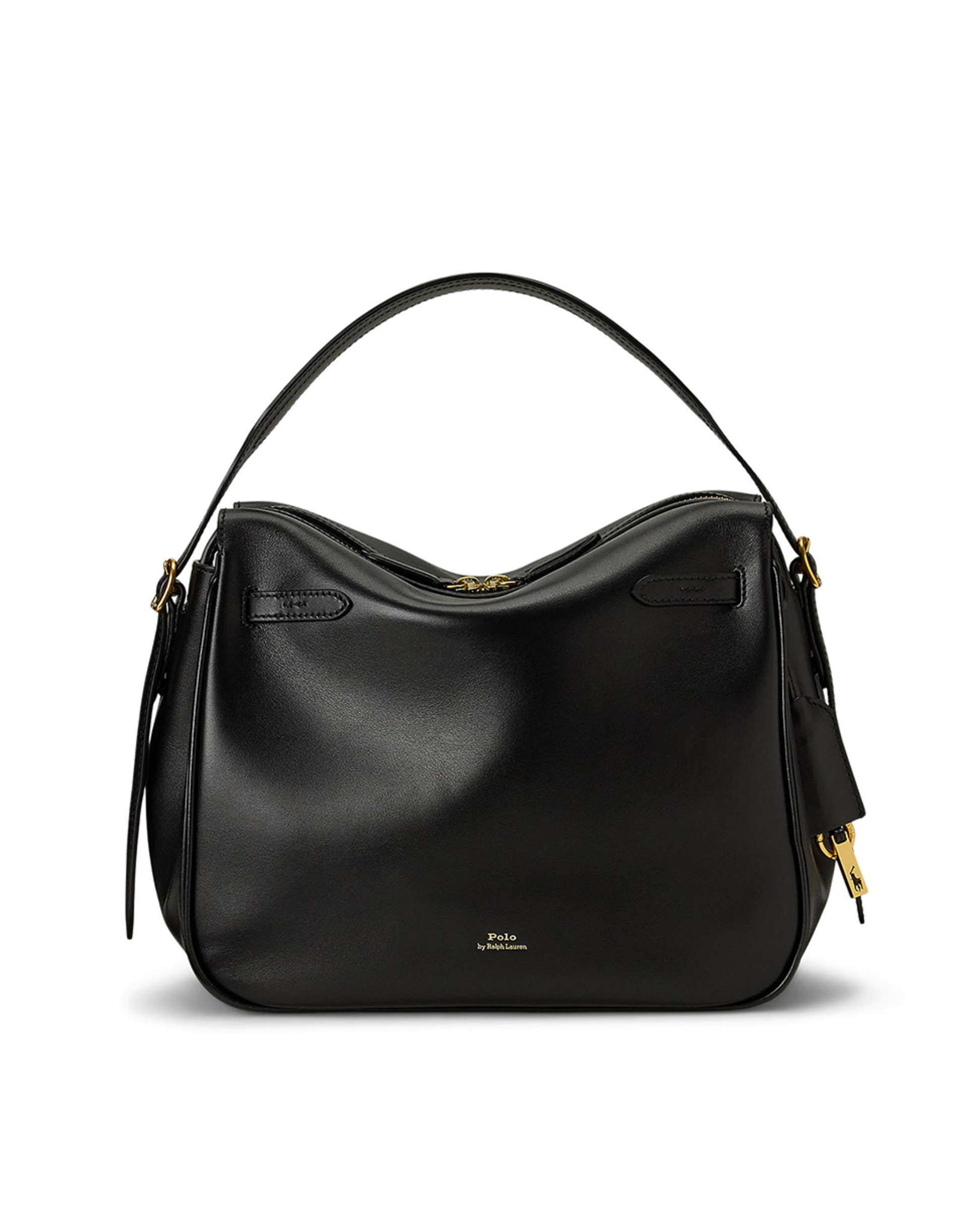 Bolso de hombro Satchel Polo ID de piel · Polo Ralph Lauren · El