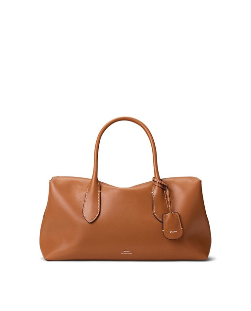 Bolso de hombro Satchel de piel · Polo Ralph Lauren · El Corte Inglés