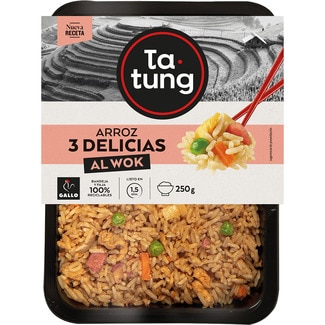arroz 3 delicias al wok envase 250 g - Ta-tung
