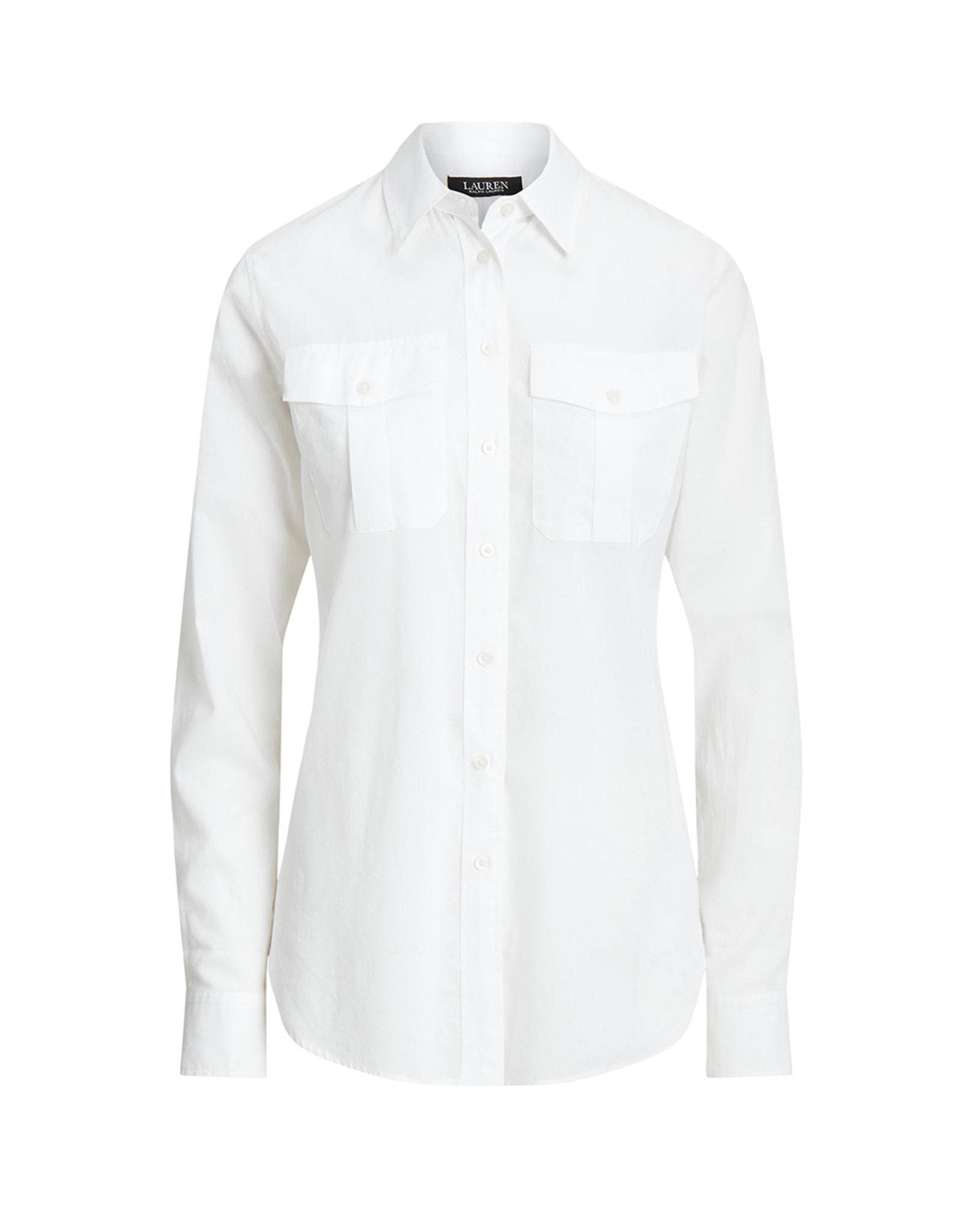 Camisa com Bolsos Branco-4