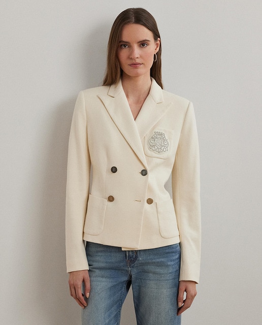 Imagem 0 de Blazer com Abotoadura Dupla e Escudo