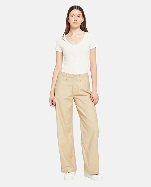 Imagen 0 de Pantalón recto 90s Straight™ de mujer tiro medio