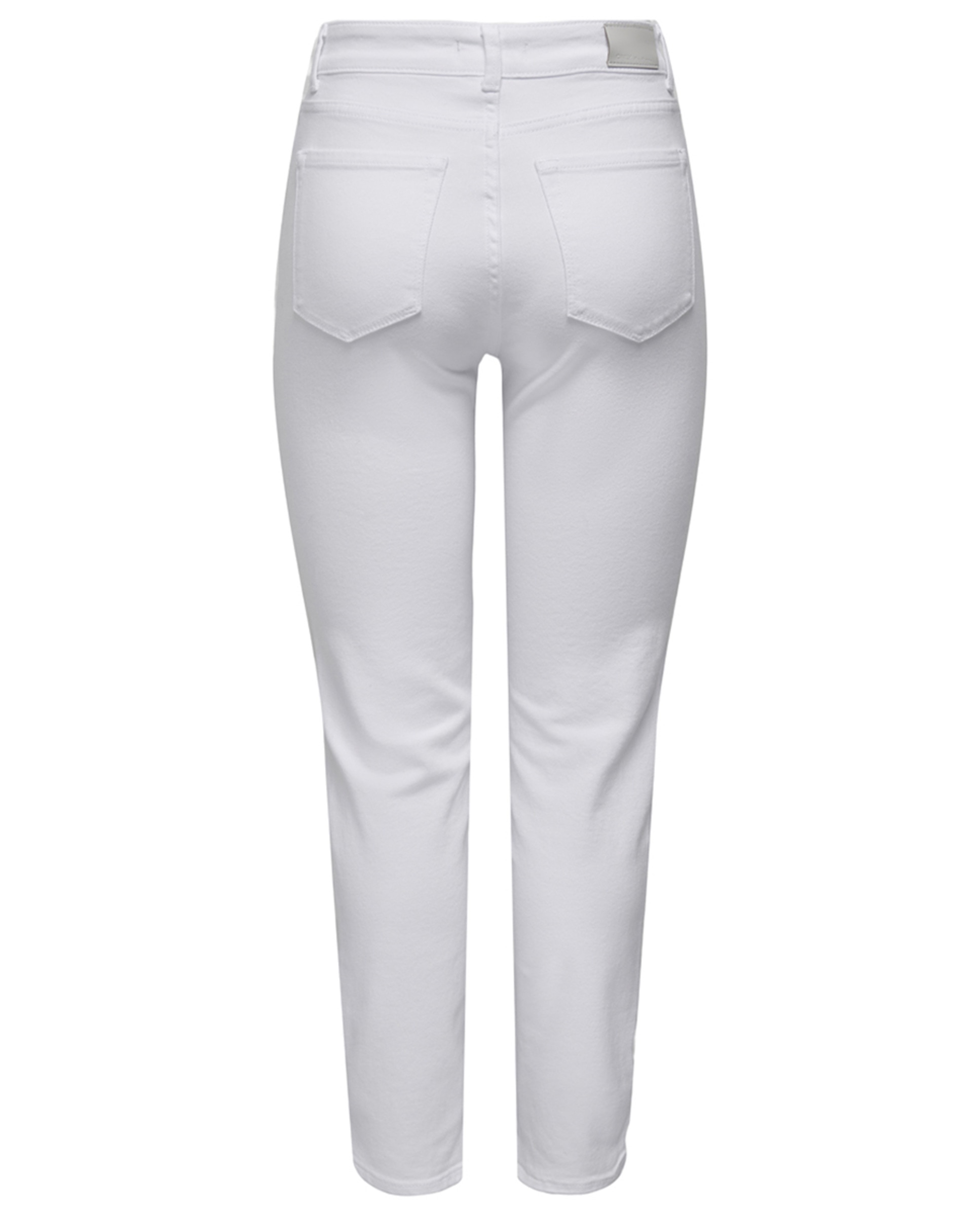 Calças com 5 Bolsos Branco-7