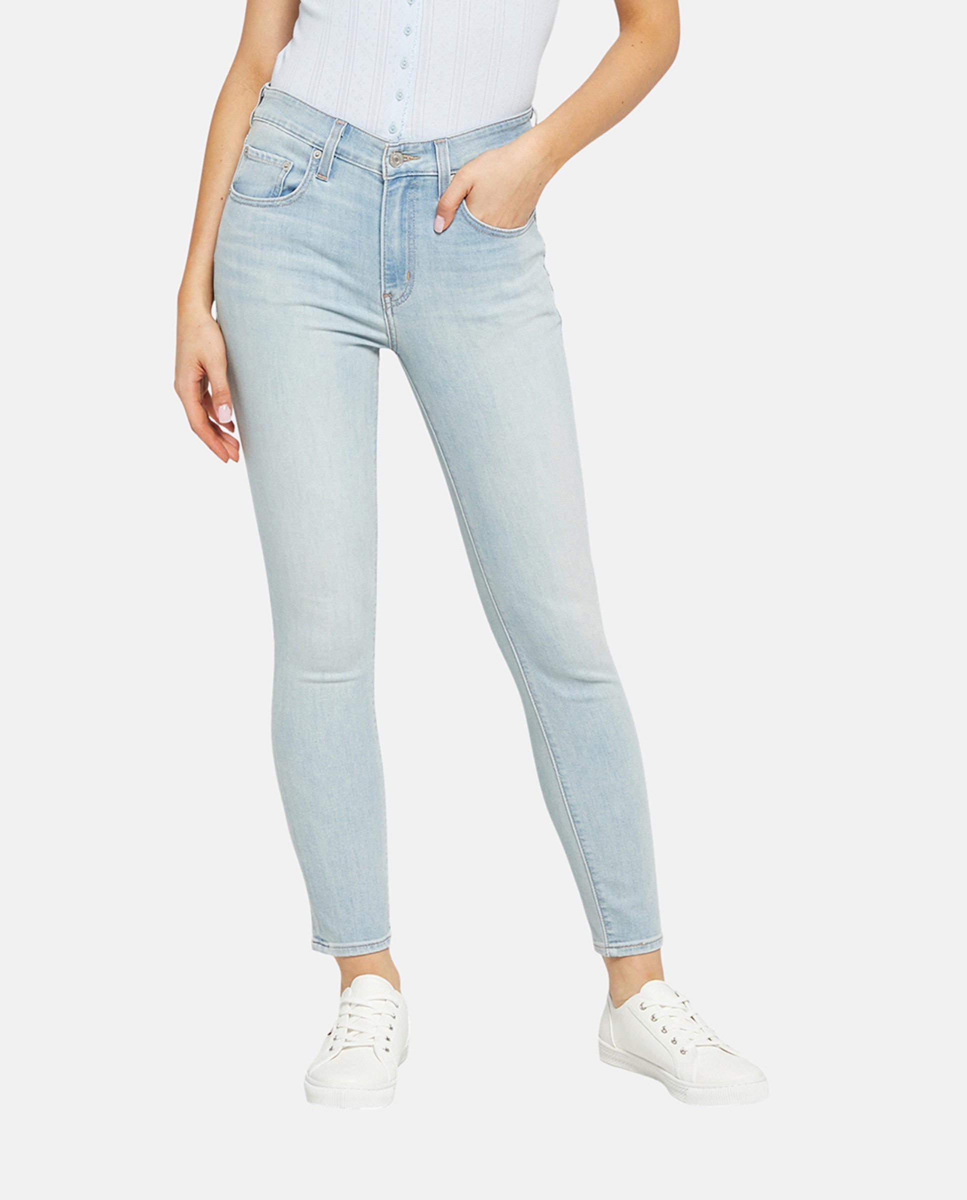 Jeans Skinny 721™ High Rise Skinny de Cintura Subida Azul-claro-2