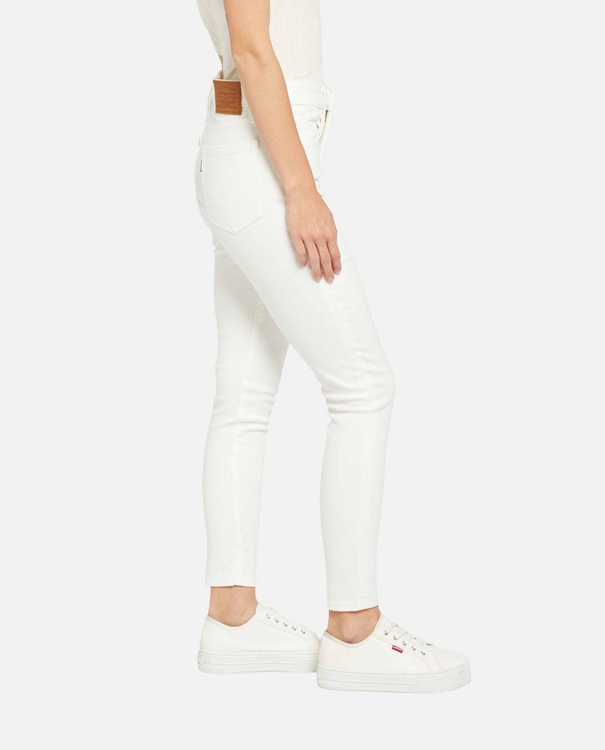 Jeans Skinny 721™ High Rise Skinny de Cintura Subida Branco-4