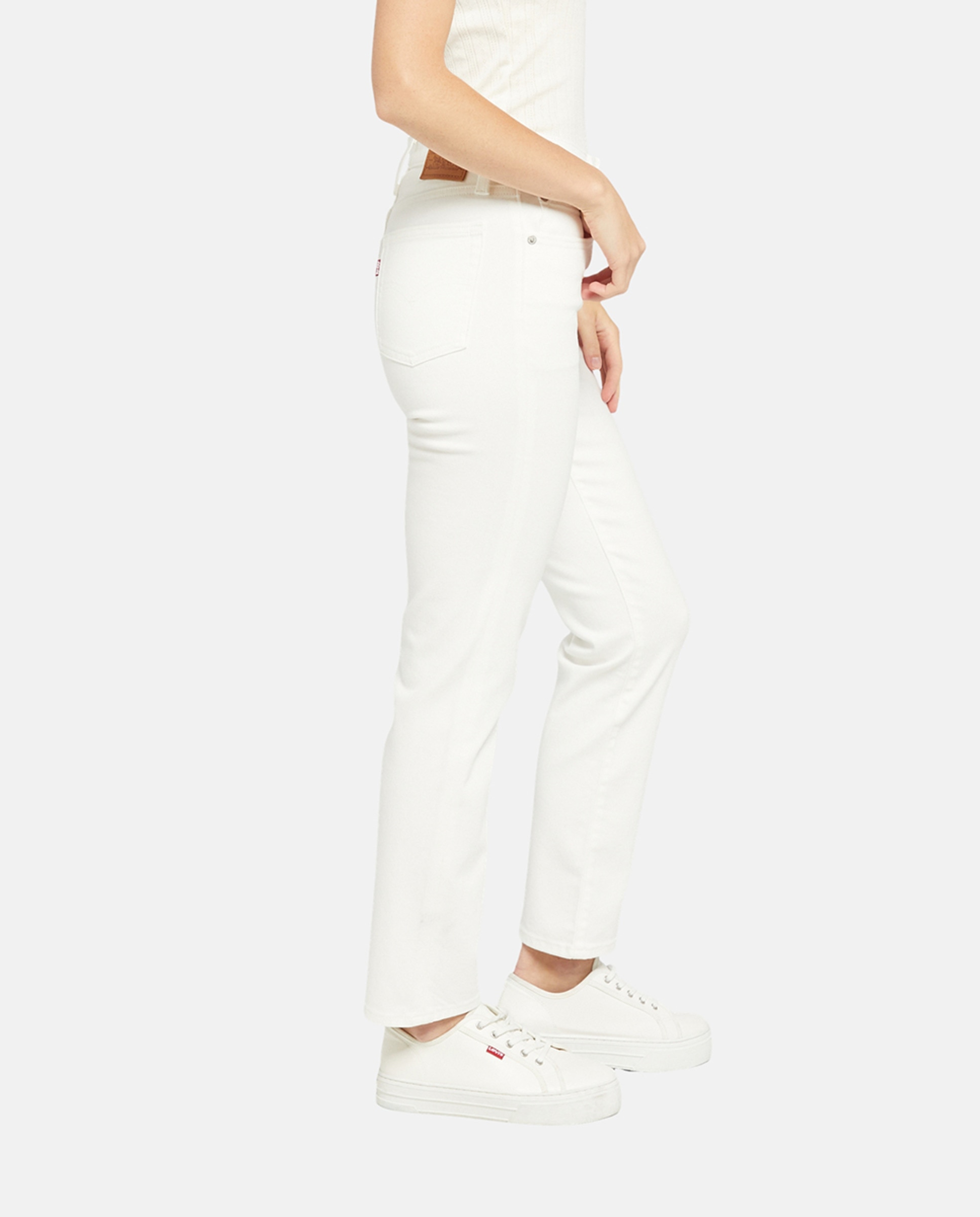 Jeans Straight 724™ High Rise de Cintura Subida Branco-4