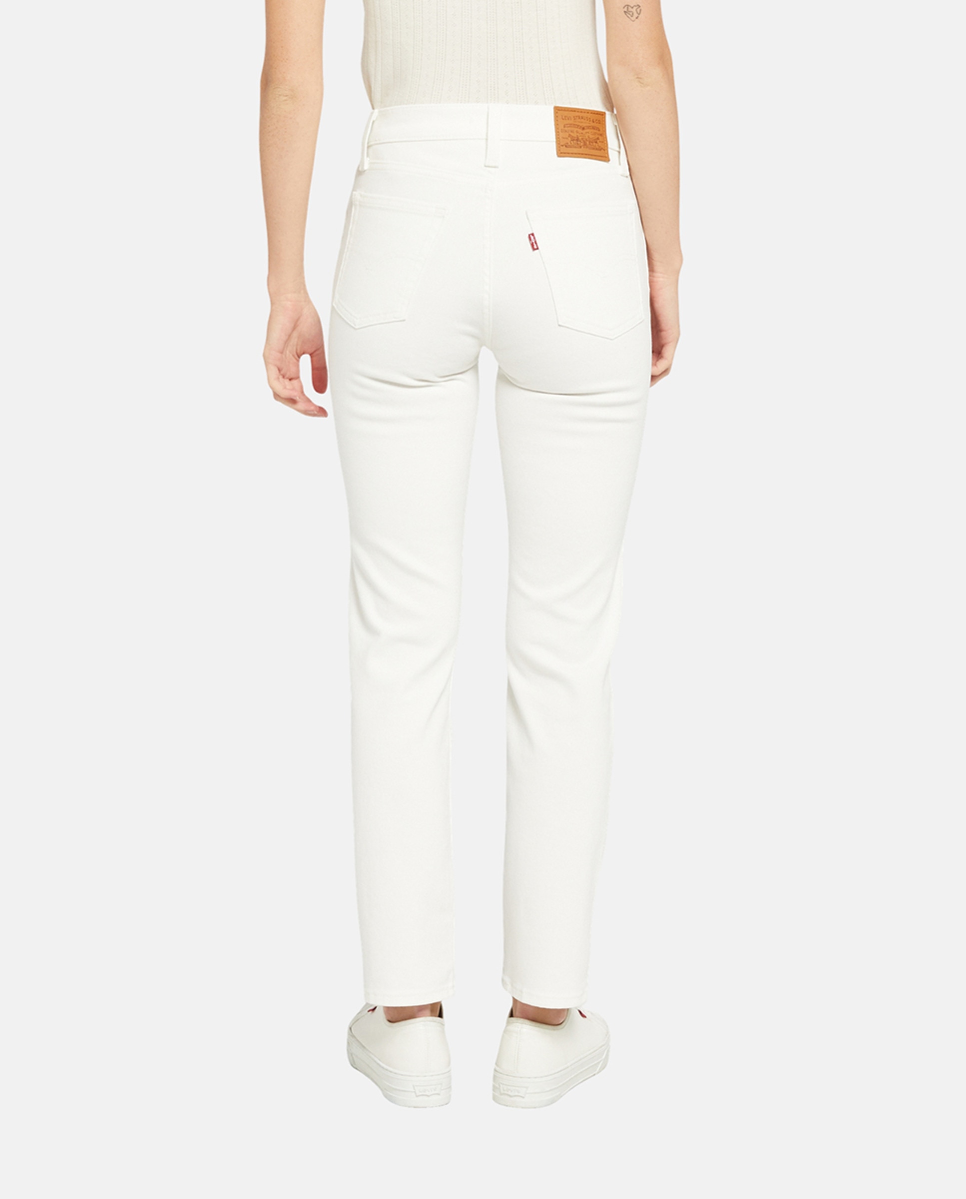 Jeans Straight 724™ High Rise de Cintura Subida Branco-3