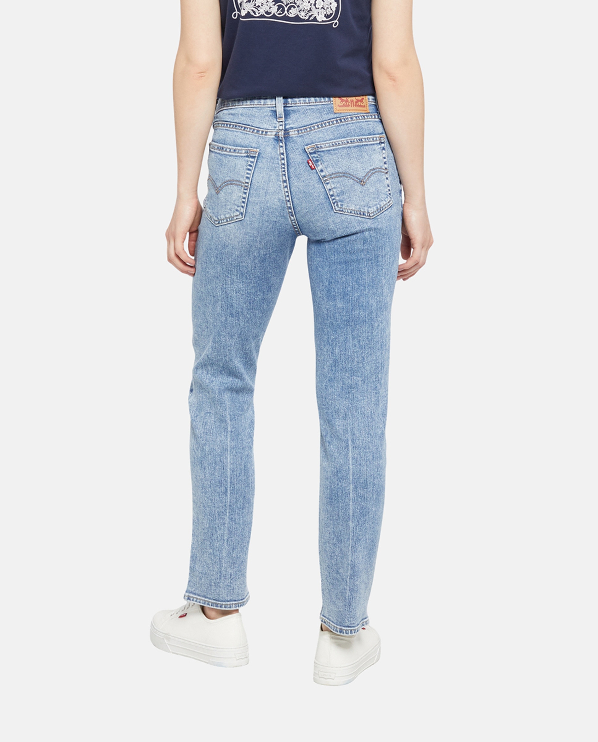 Jeans Straight 724™ High Rise de Cintura Subida Azul-3
