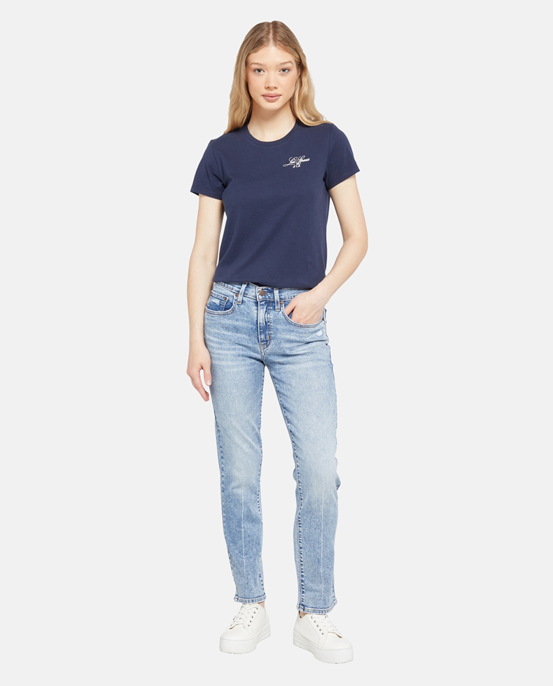 Jeans Straight 724™ High Rise de Cintura Subida Azul-1