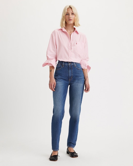 Imagen 0 de Vaquero boyfriend 80s Mom Jean™ de mujer tiro alto