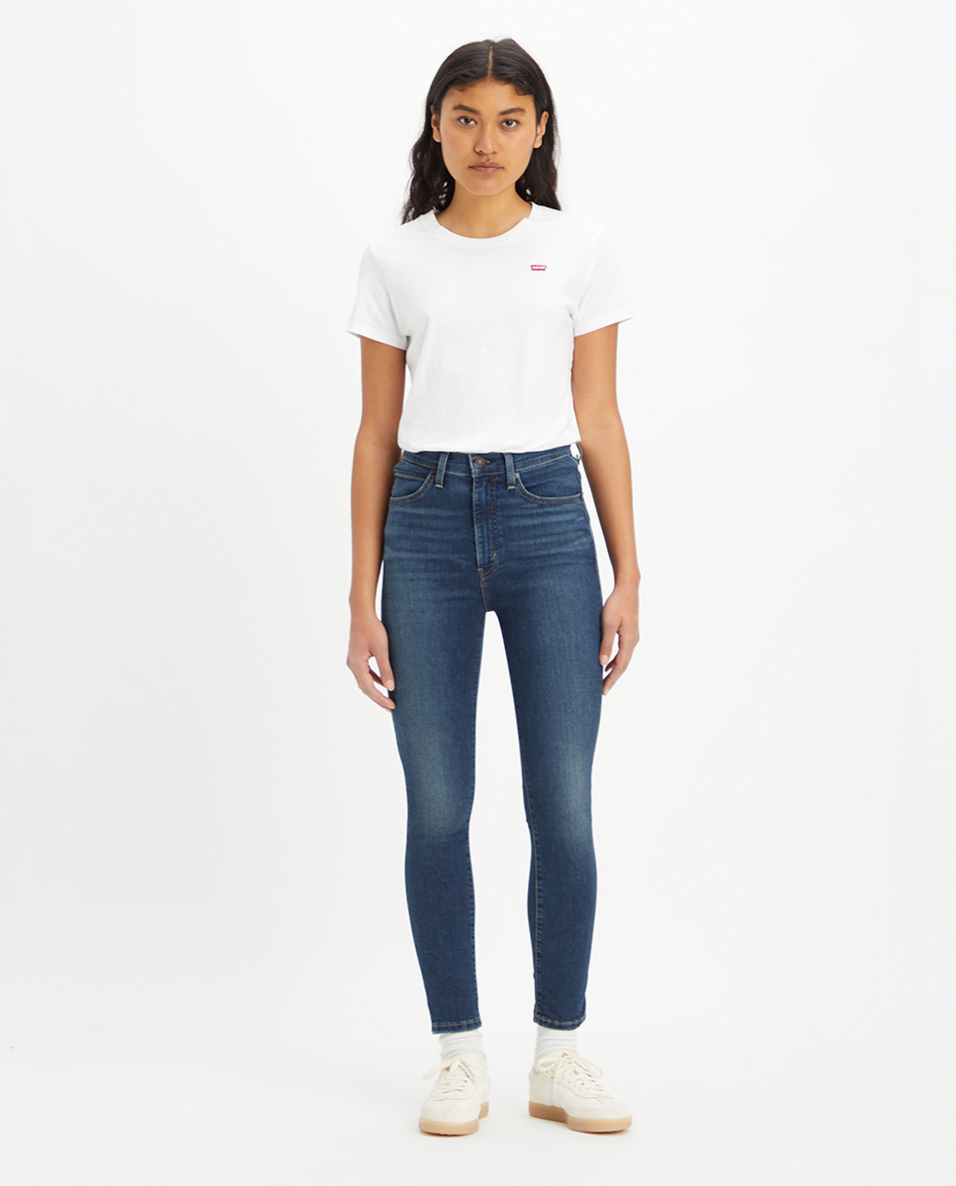 Jeans Skinny Retro High Skinny™ de Cintura Subida Azul-marinho-1
