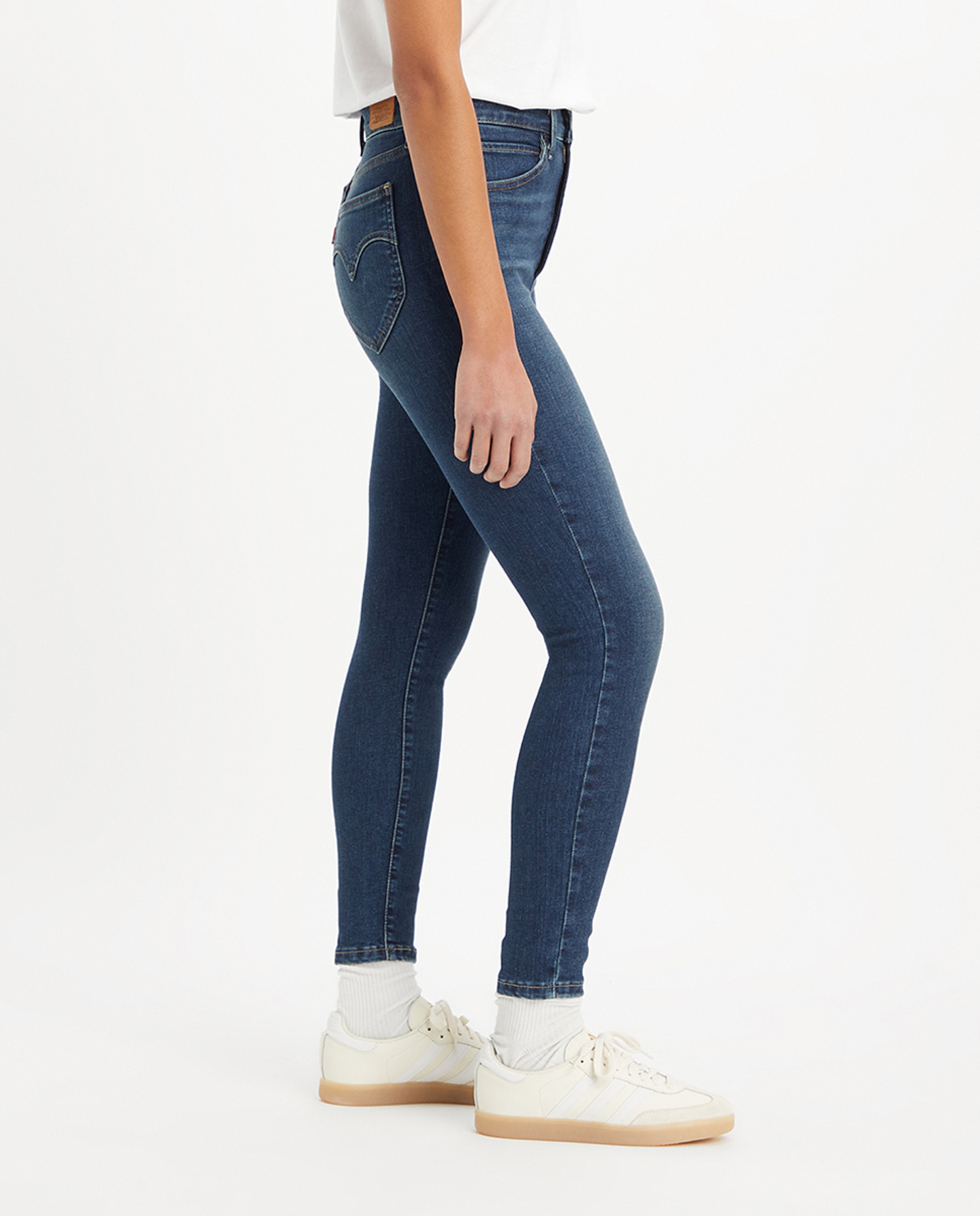 Jeans Skinny Retro High Skinny™ de Cintura Subida Azul-marinho-4