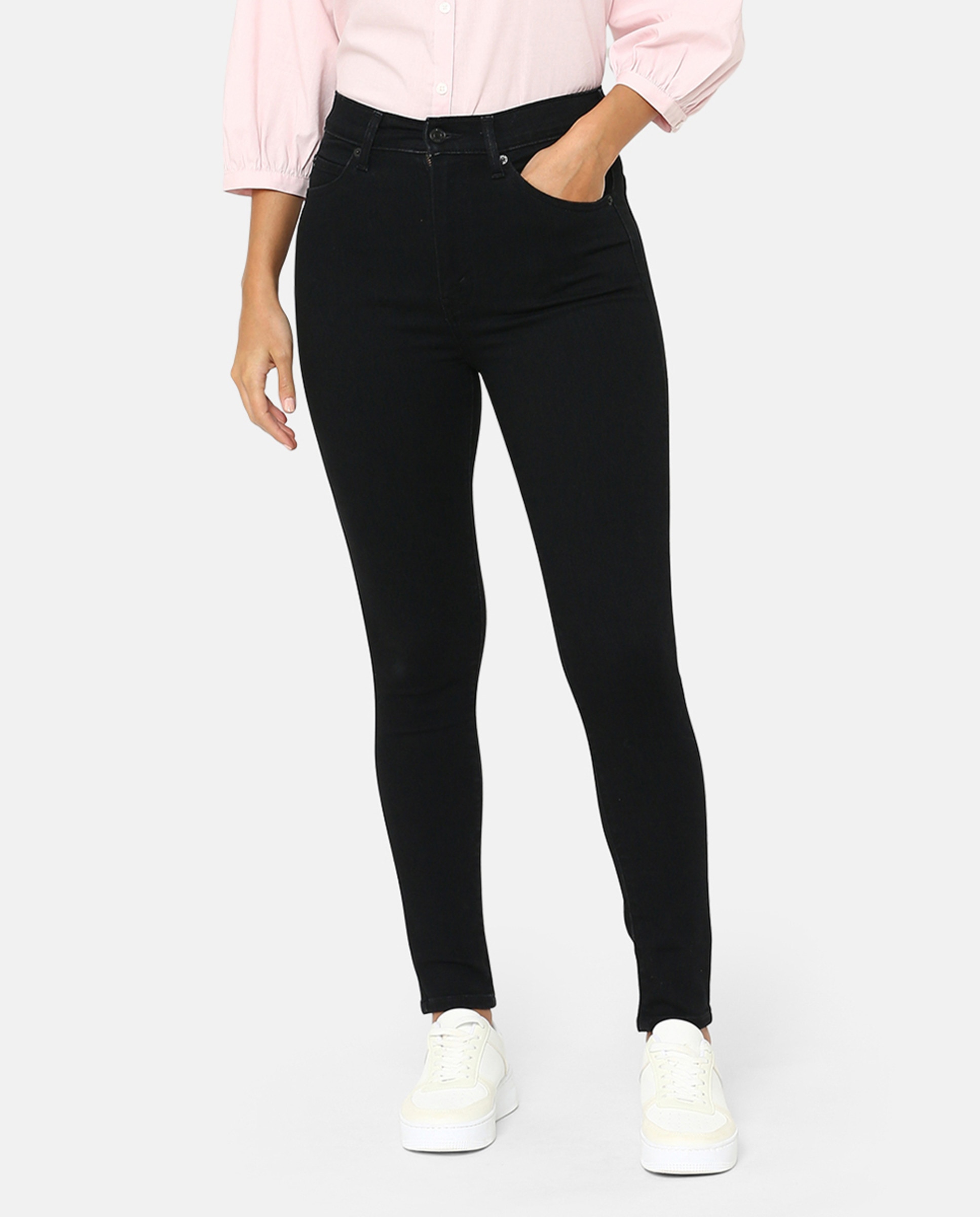 Jeans Skinny Retro High Skinny™ de Cintura Subida Preto-2