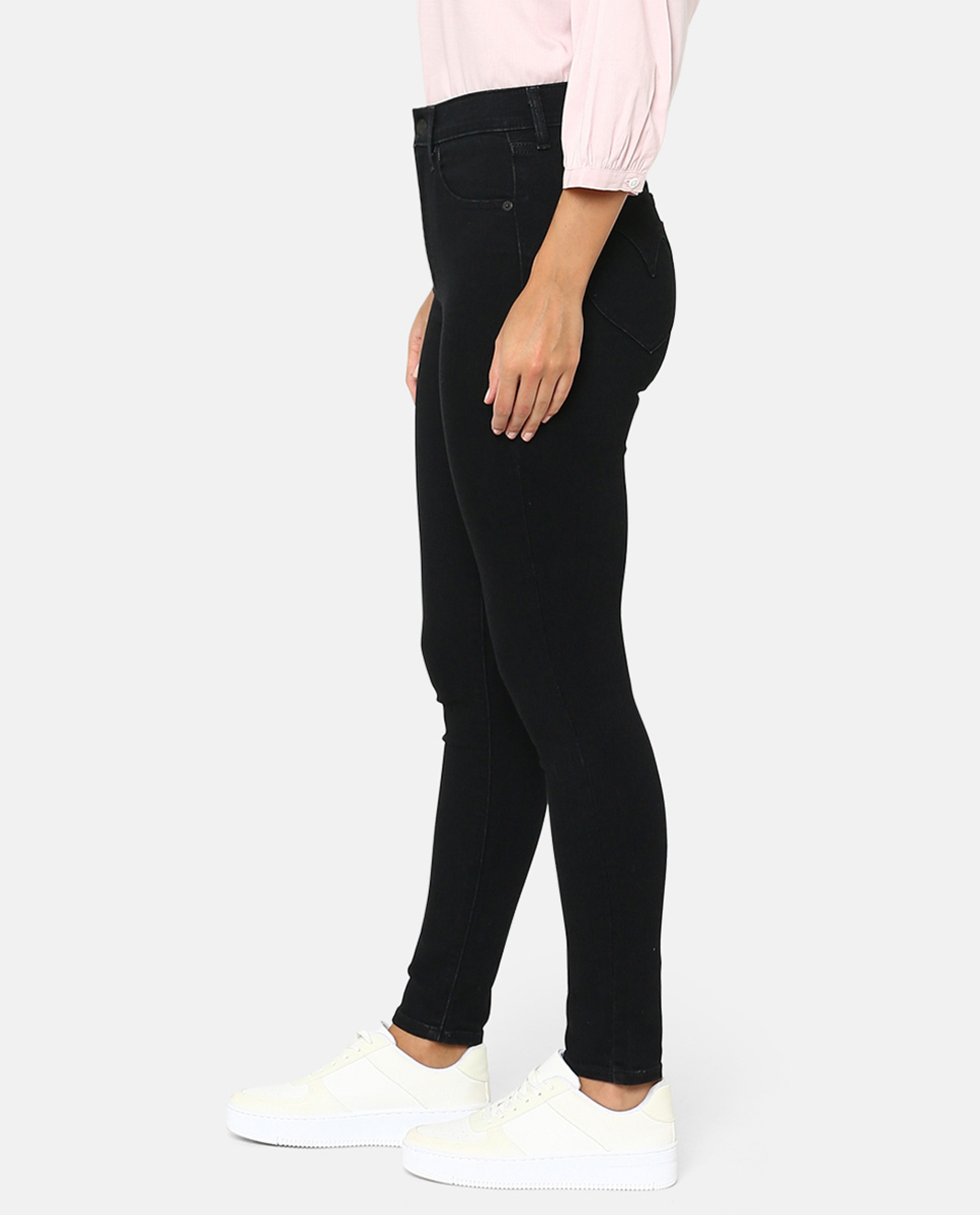 Jeans Skinny Retro High Skinny™ de Cintura Subida Preto-4