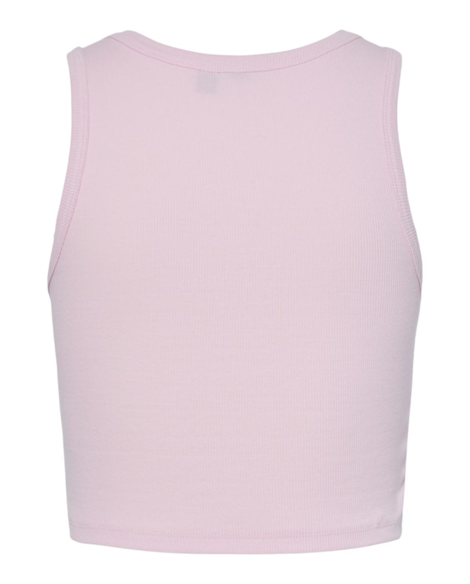 T-shirt Curta sem Mangas Rosa-claro-2