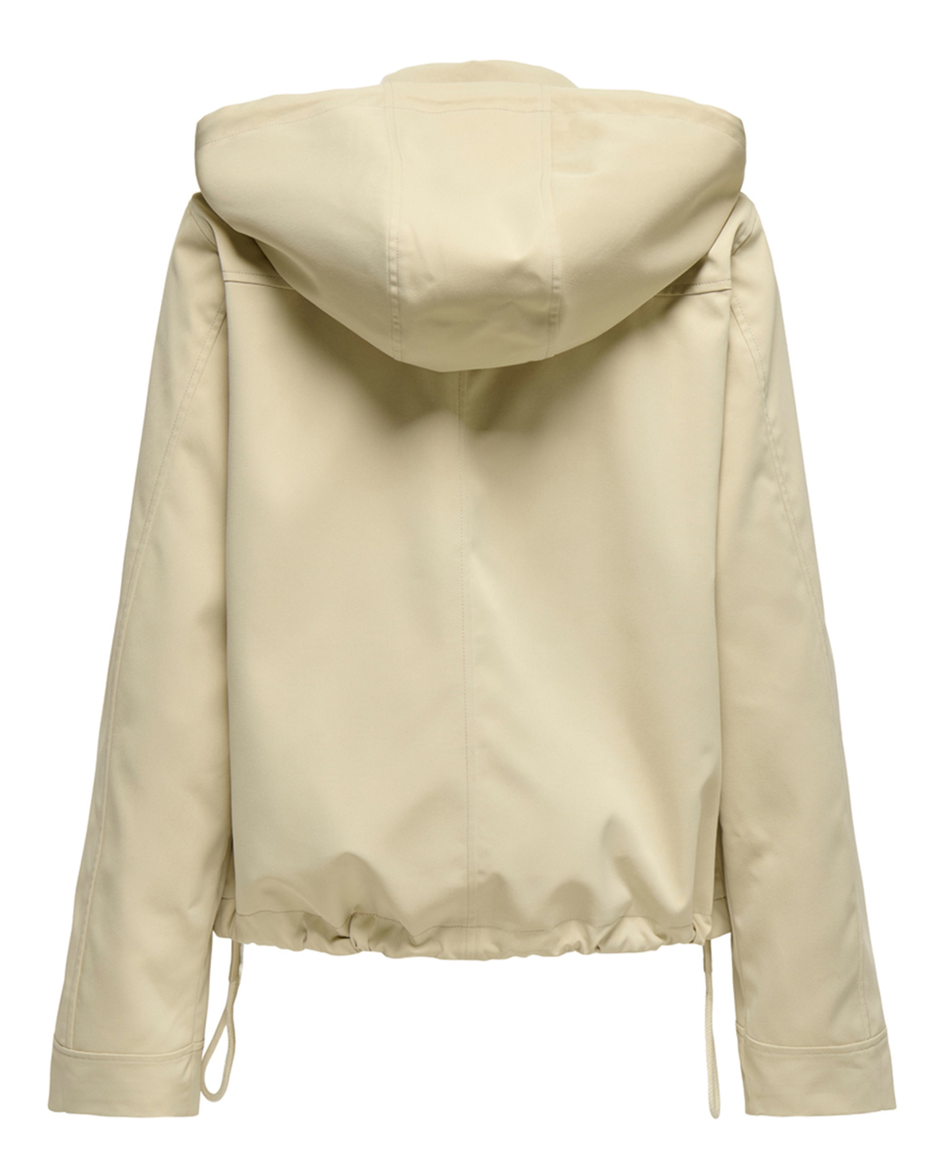 Parka curta de mulher com capuz Branco-gelo-7