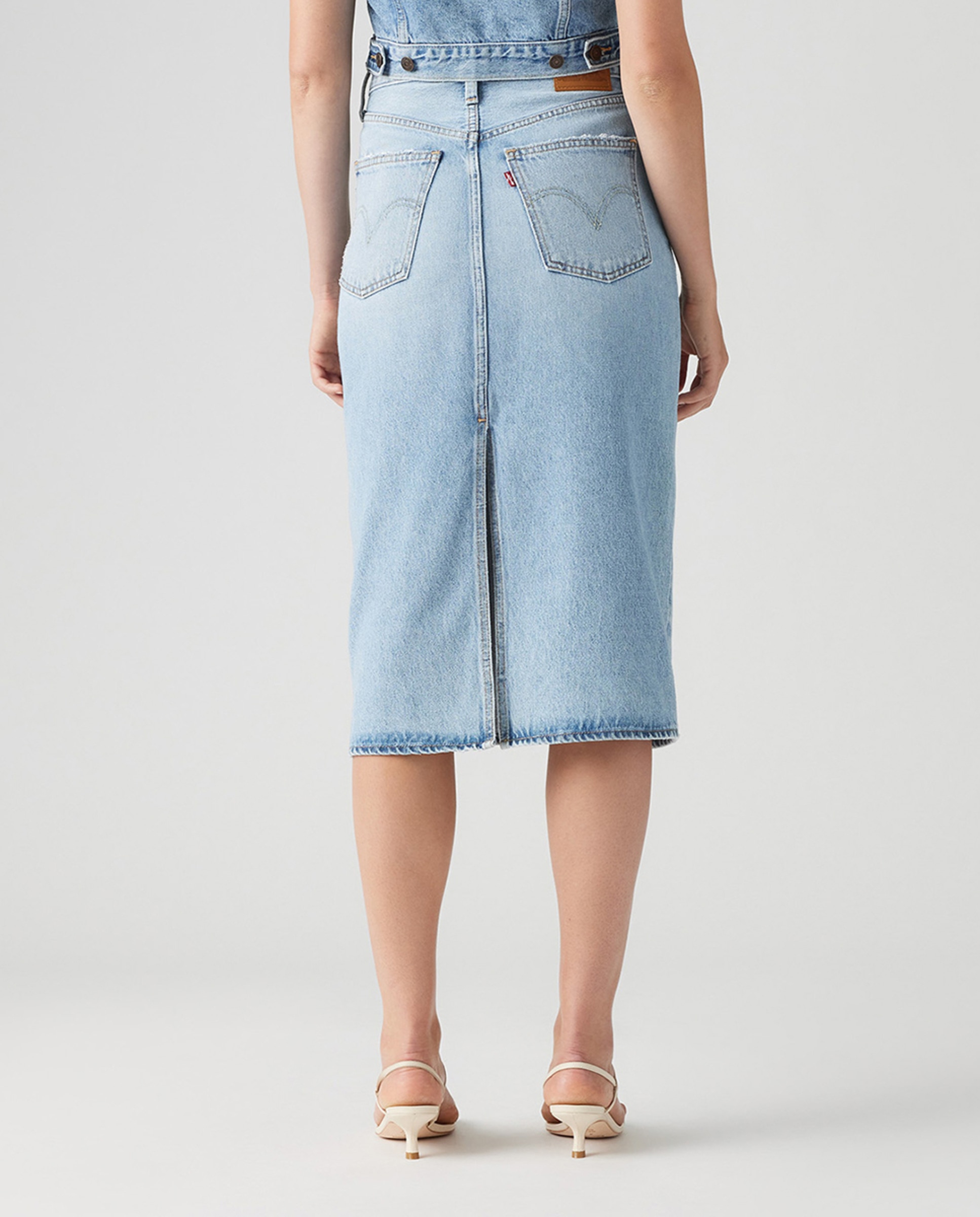 Saia de Ganga Midi Slim Azul-claro-3