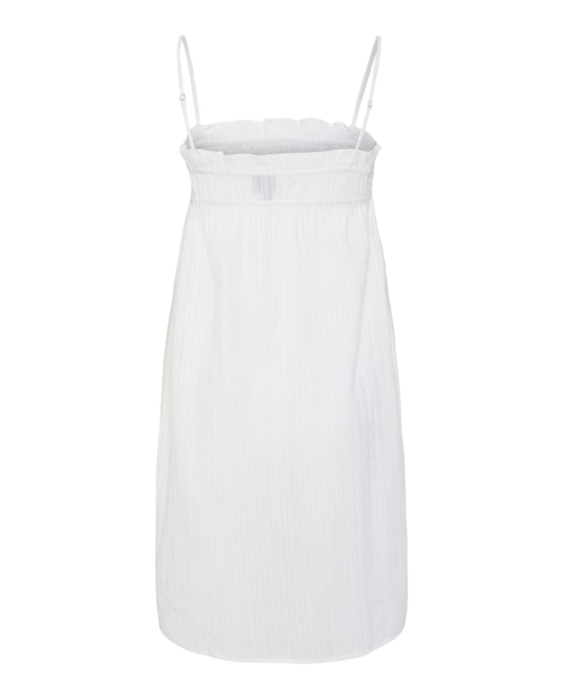 Vestido de Alças em Algodão Branco-2