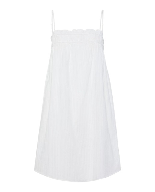 Imagen 0 de Vestido de algodón y tirantes de mujer.