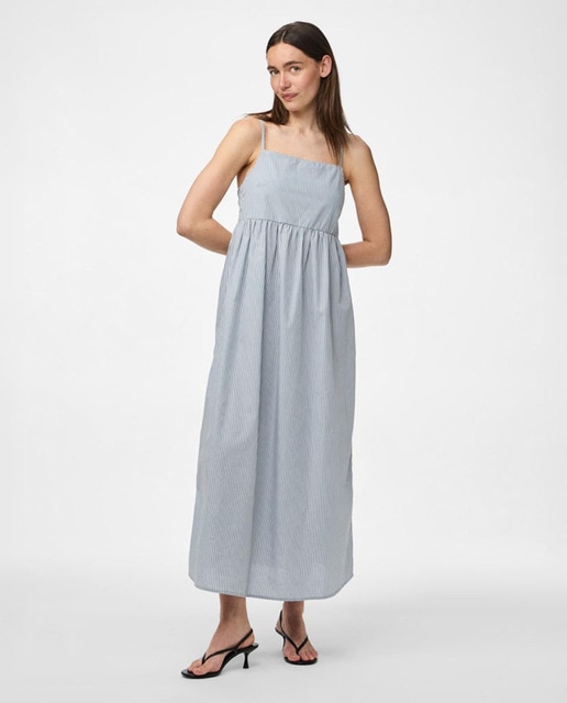 Imagem 0 de Vestido Comprido de Alças às Riscas