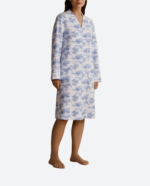 Imagen 0 de Bata de mujer cremallera estampada