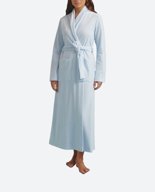 Imagen 0 de Bata en teciopelo con bolsillos montados