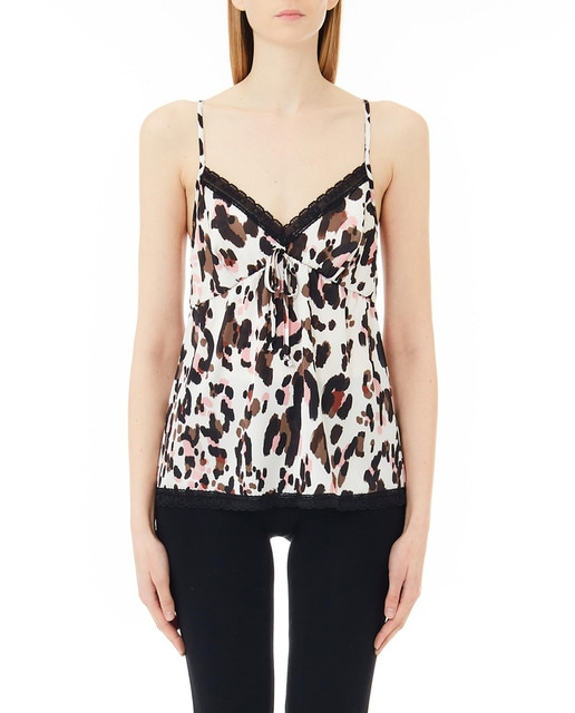 Imagen 0 de Top satinado estampado