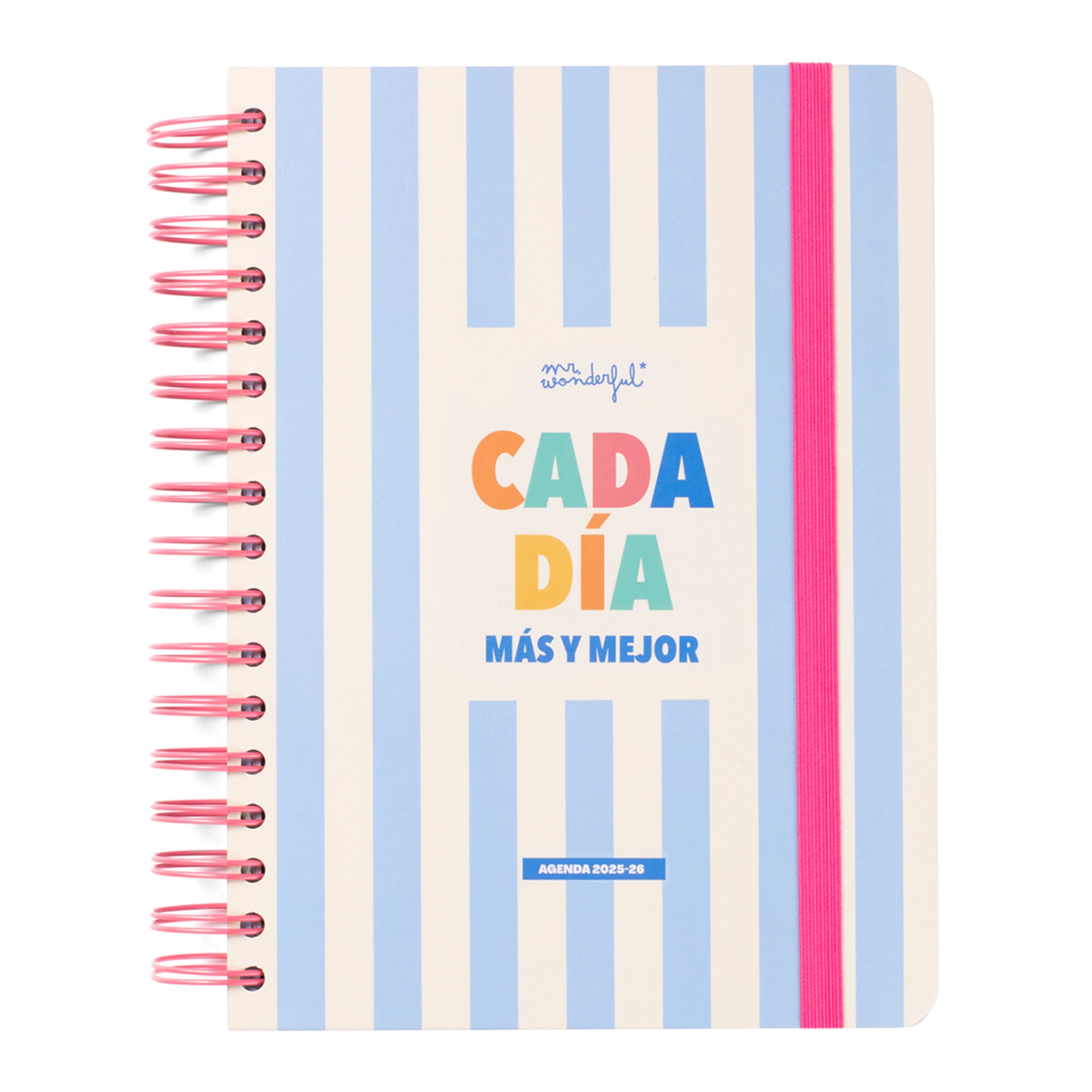 Agenda escolar 2025-2026 diaria Mr Wonderful: Cada día más y mejor. 1