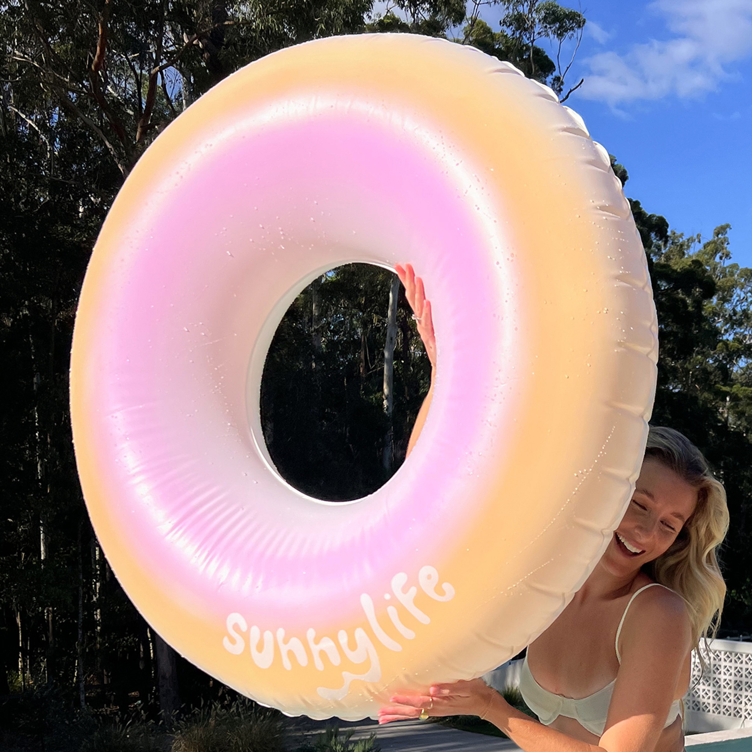 Insuflável adultos Boia aro Sunnylife sunset 5