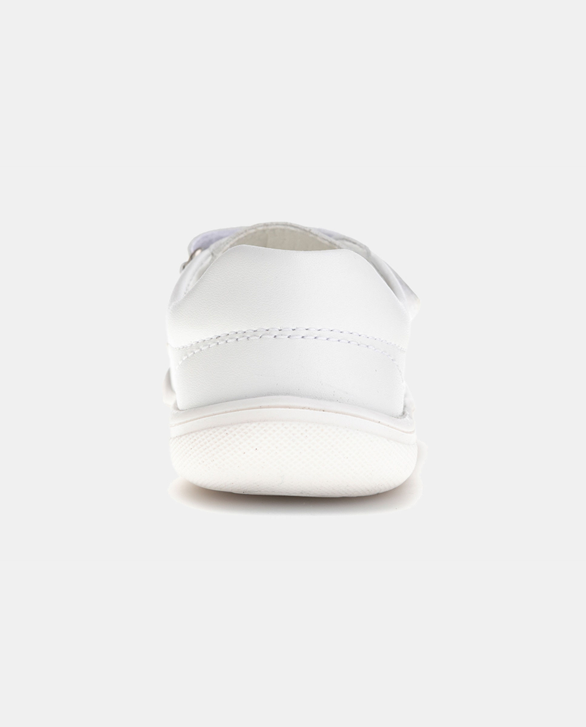 Sapatos Barefoot de Bebé com Palmilha Amovível Intech, Forma Fisiológica, Fecho Aderente Branco-2