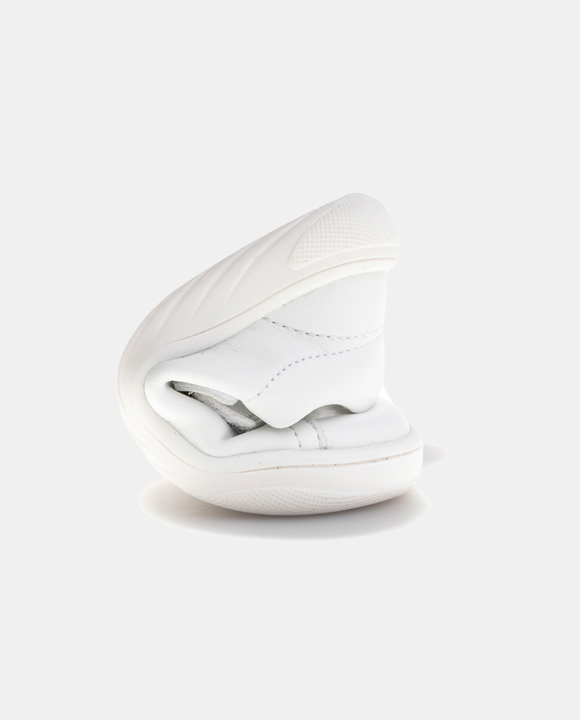 Sapatos Barefoot de Bebé com Palmilha Amovível Intech, Forma Fisiológica, Fecho Aderente Branco-5